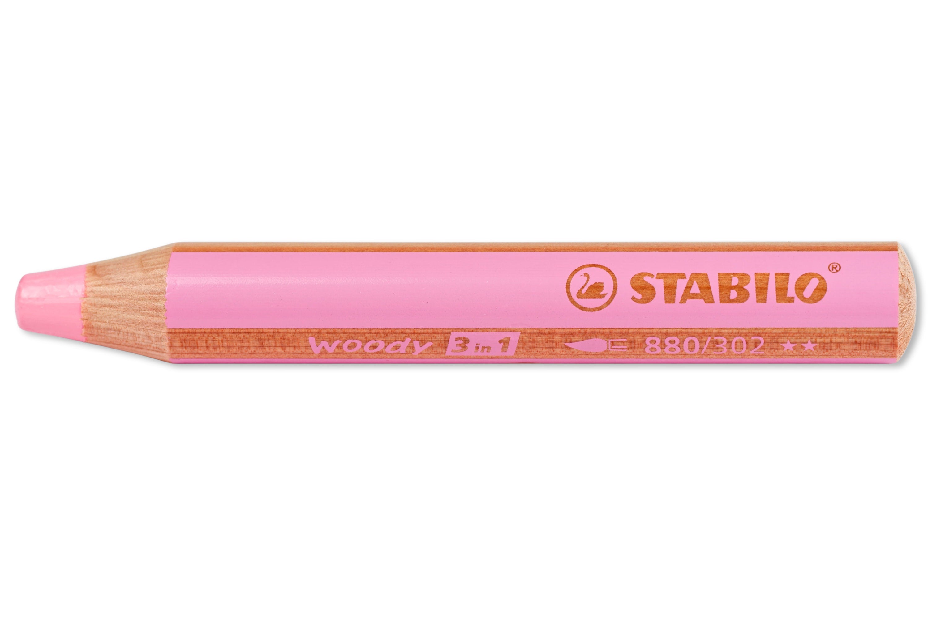 Woody 3-in-1 Pencil, #302 Pastel Pink