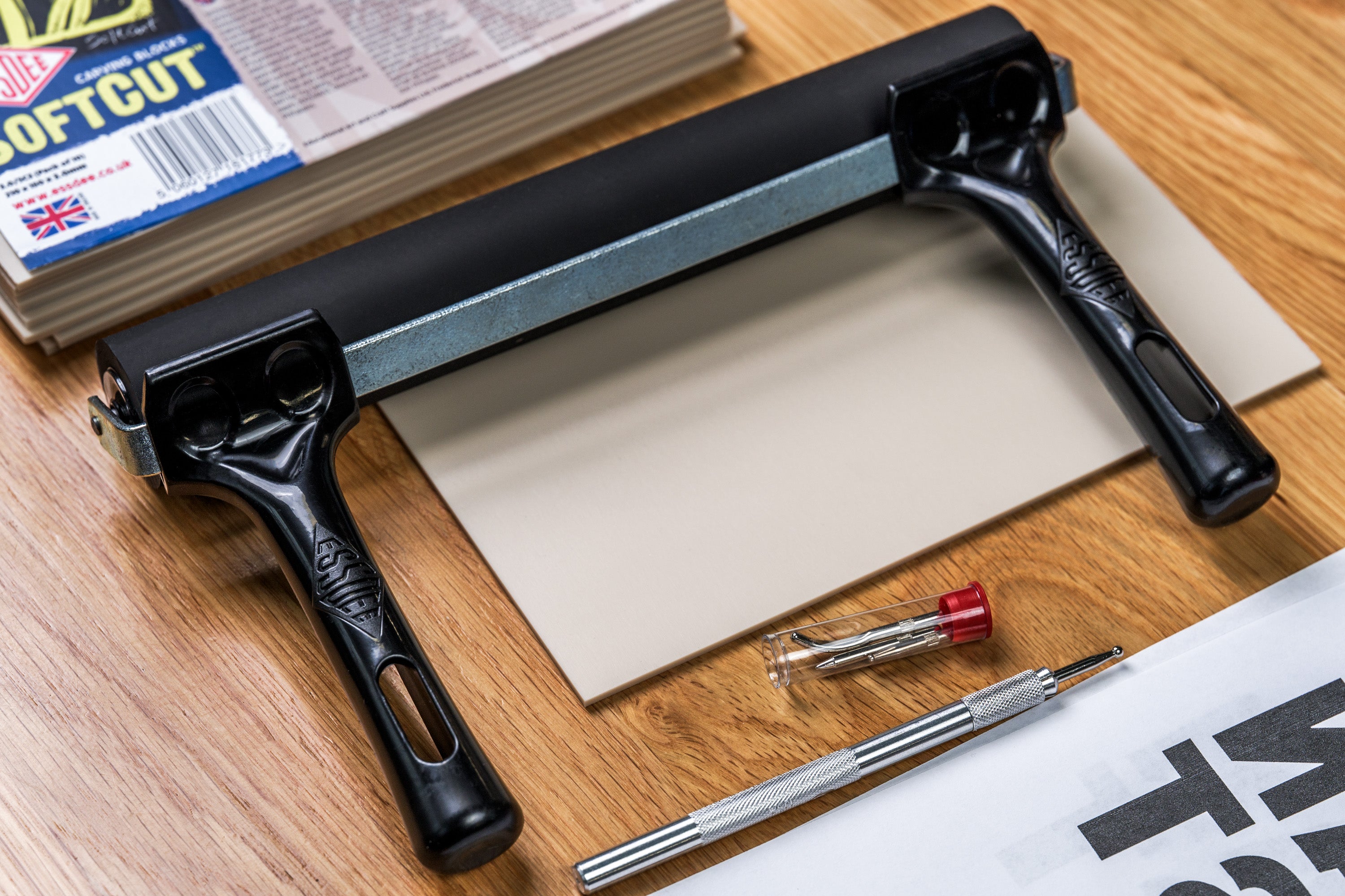 Essdee Dual-Handle Brayer, 10"