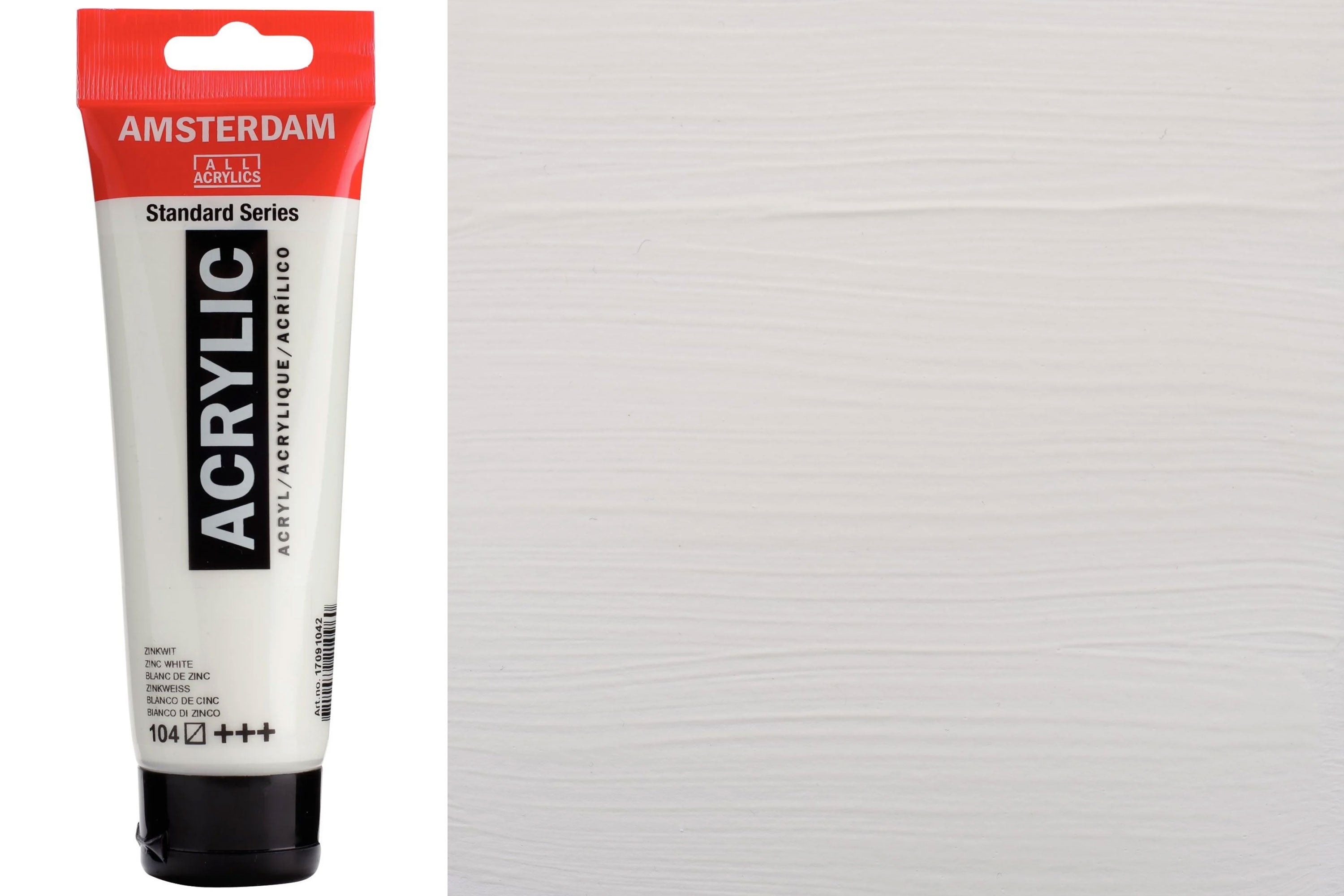 Amsterdam Standard Acrylic Colors, 120 mL, Zinc White