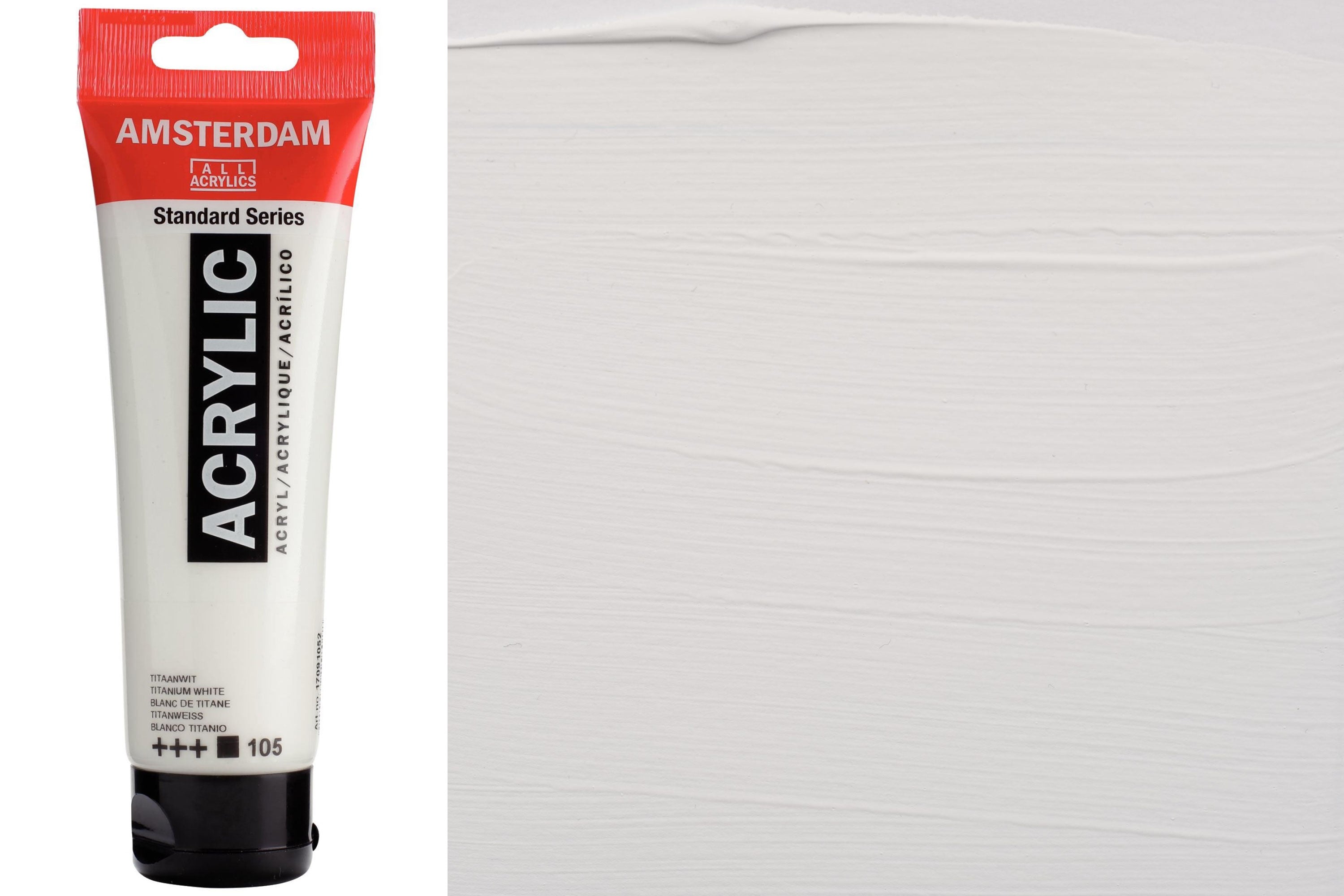Amsterdam Standard Acrylic Colors, 120 mL, Titanium White