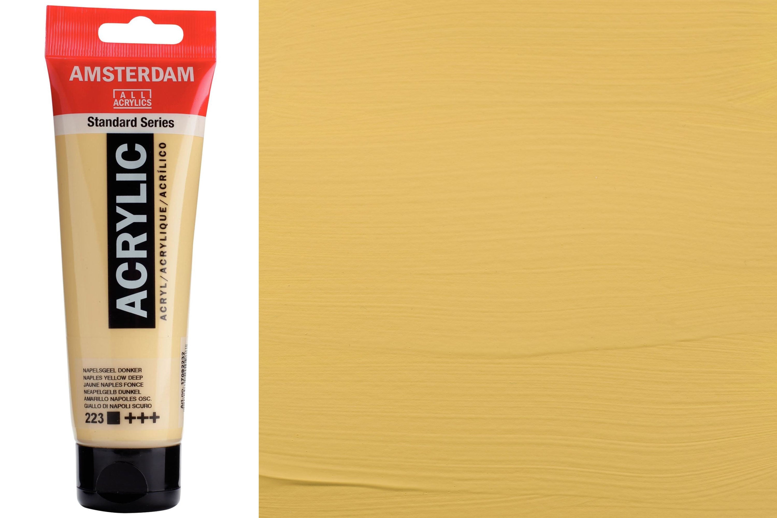 Amsterdam Standard Acrylic Colors, 120 mL, Naples Yellow Deep – St
