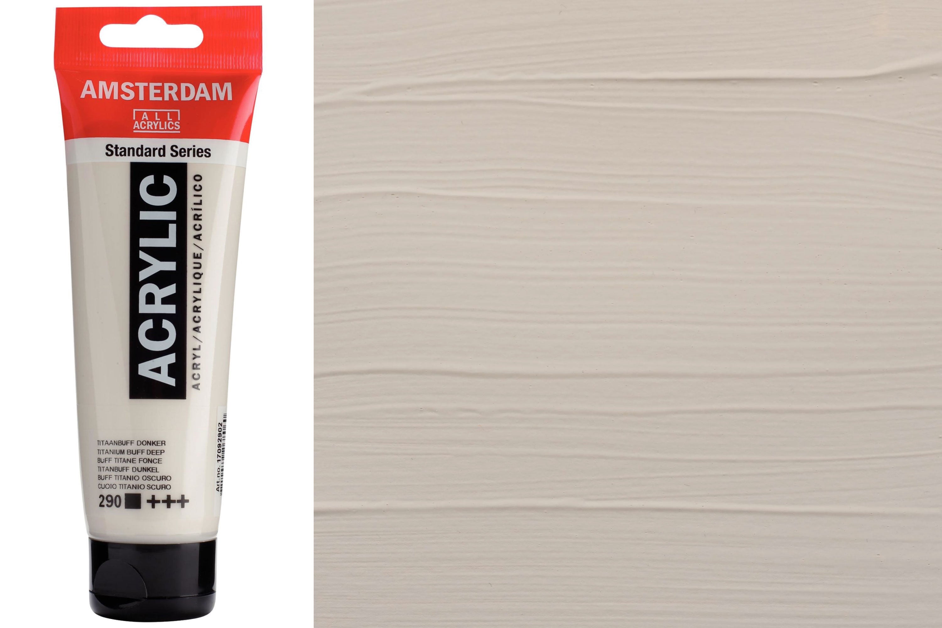 Amsterdam Standard Acrylic Colors, 120 mL, Titanium Buff Deep