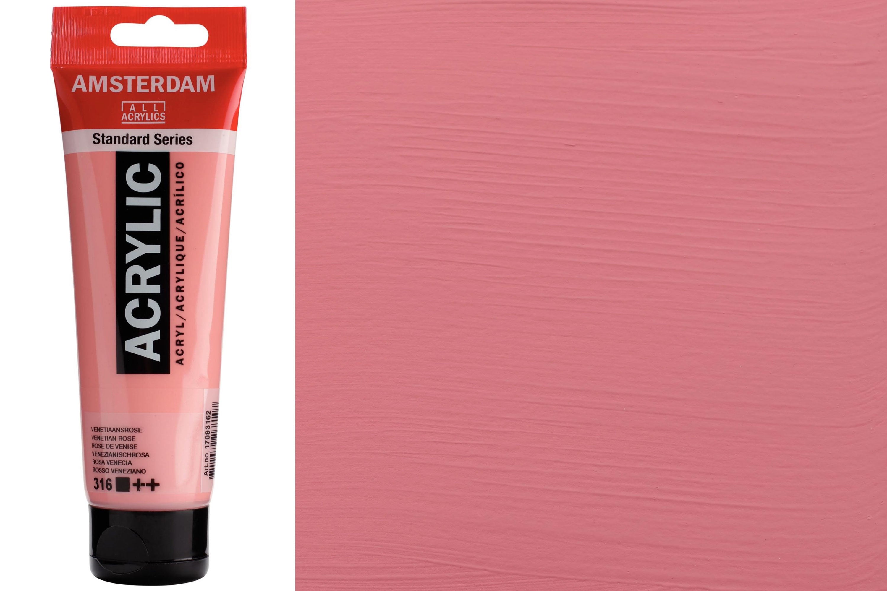 Amsterdam Standard Acrylic Colors, 120 mL, Venetian Rose