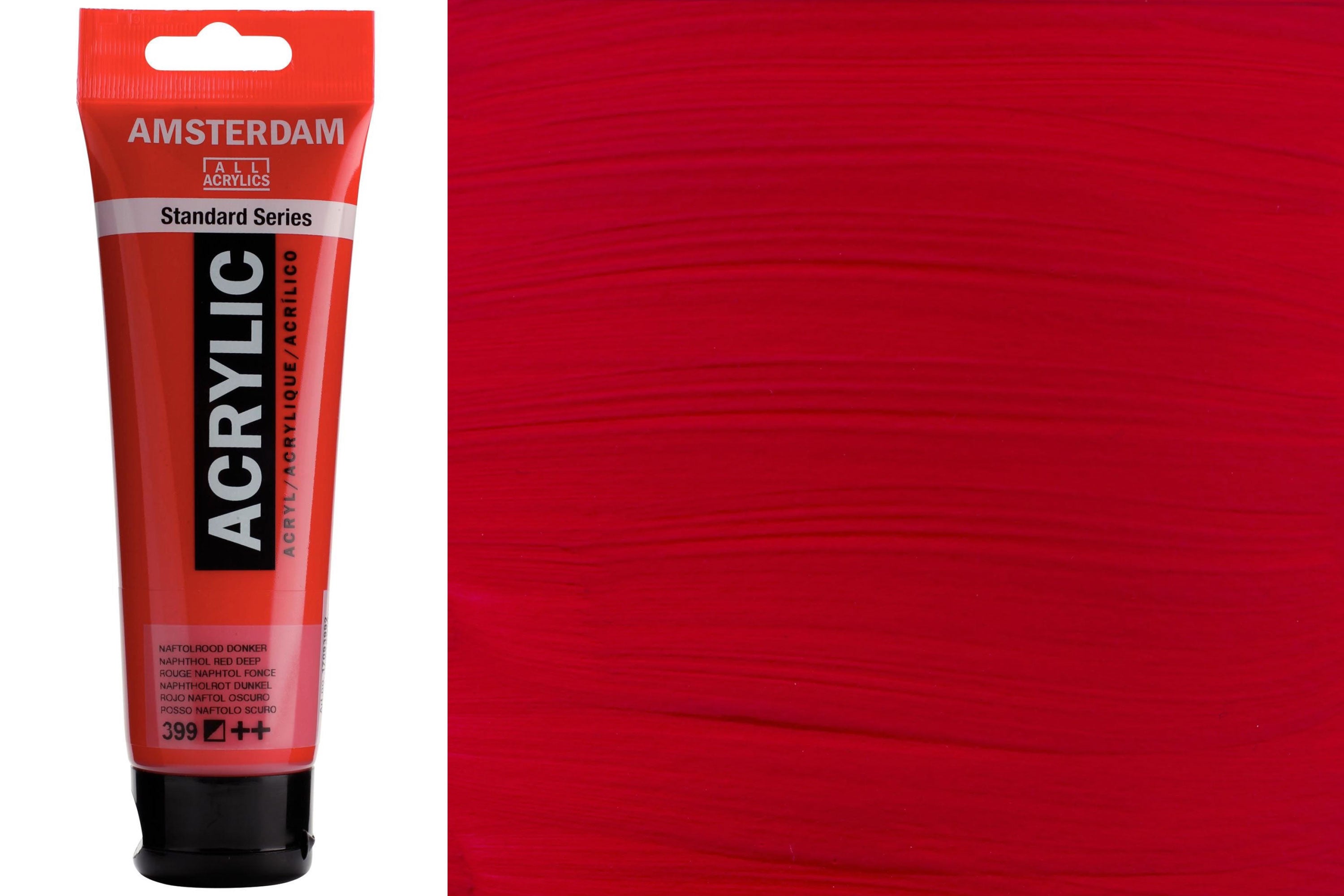 Amsterdam Standard Acrylic Colors, 120 mL, Naphthol Red Deep