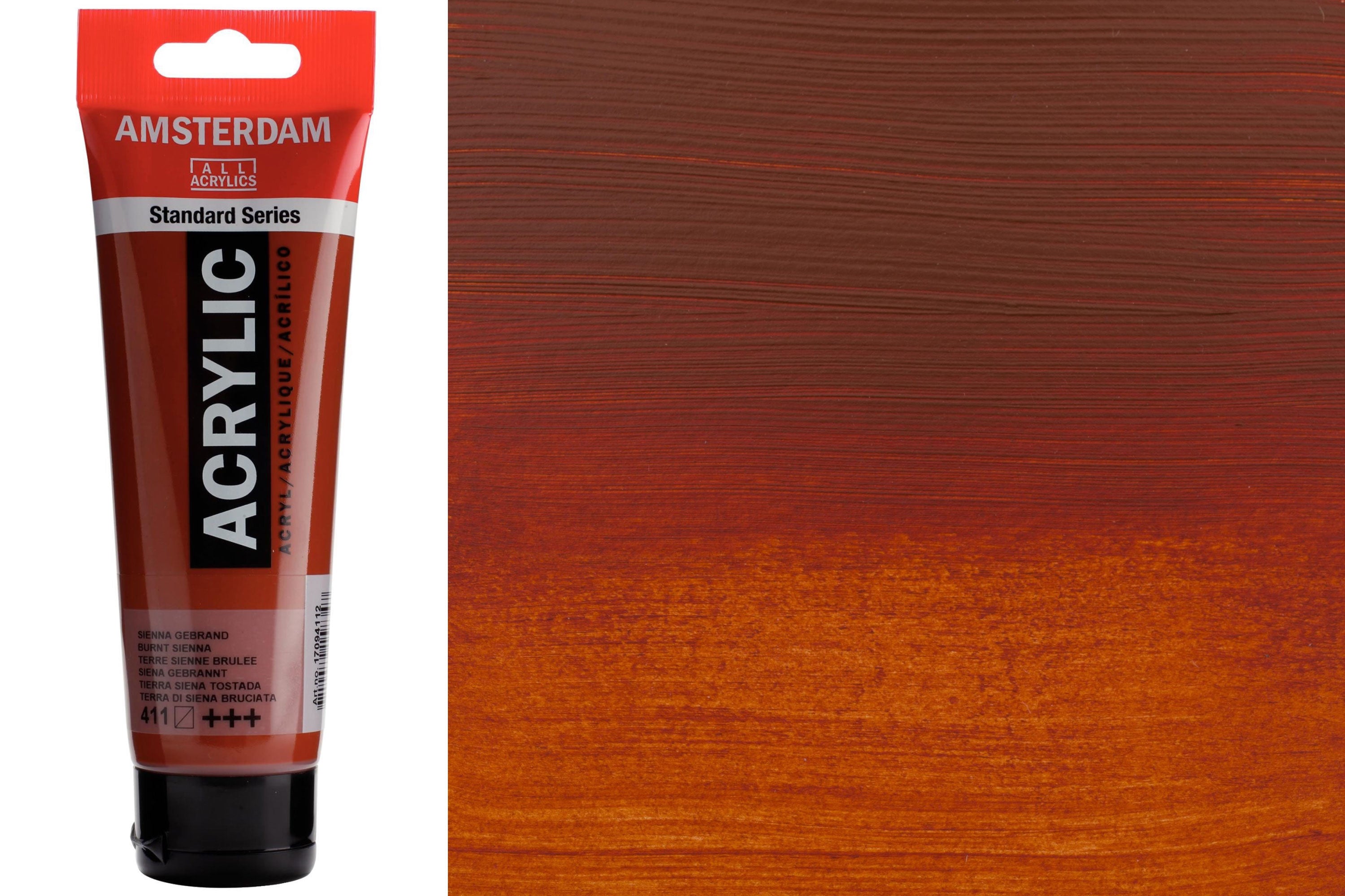 Amsterdam Standard Acrylic Colors, 120 mL, Burnt Sienna