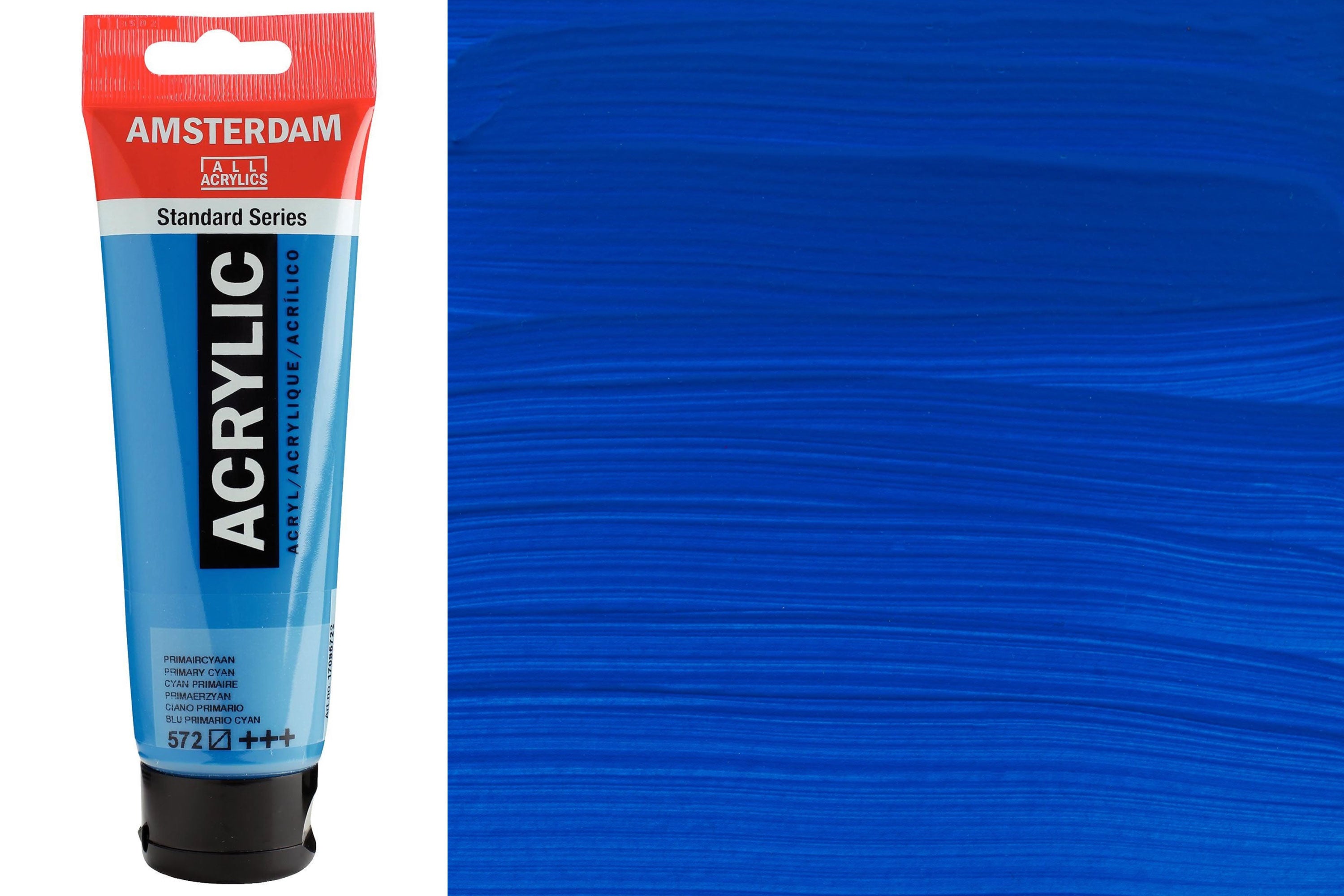 Amsterdam Standard Acrylic Colors, 120 mL, Primary Cyan
