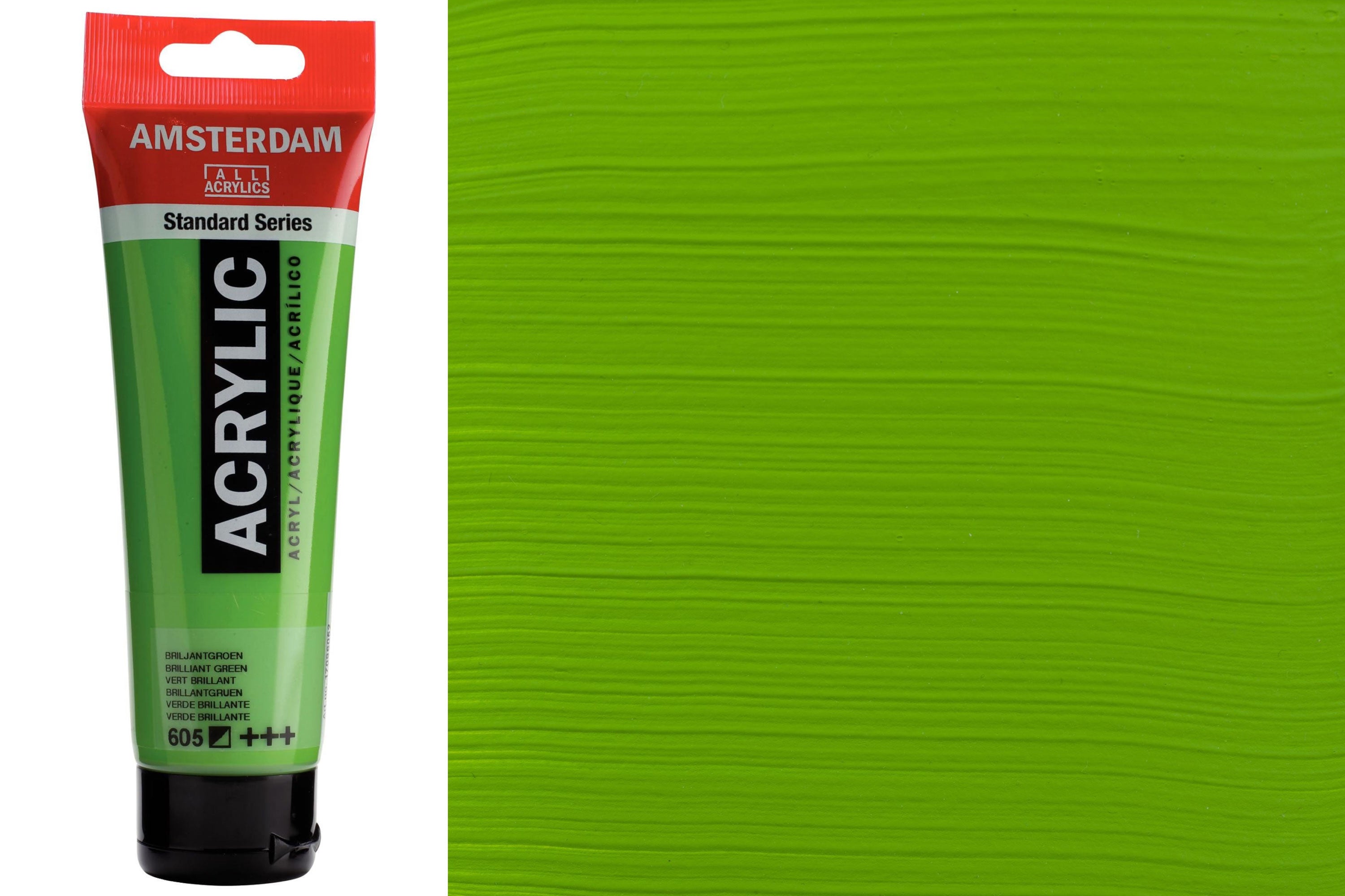 Amsterdam Standard Acrylic Colors, 120 mL, Brilliant Green