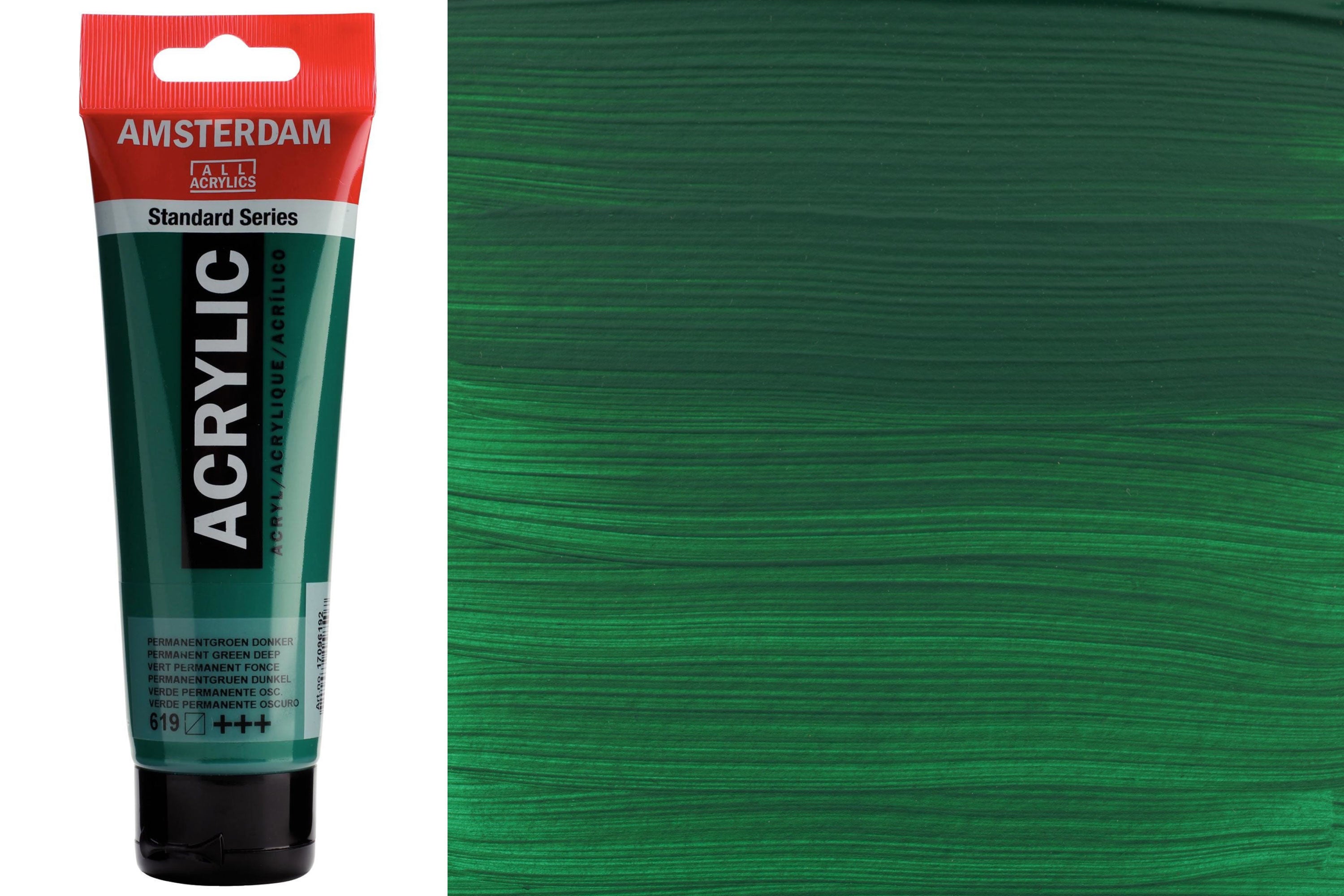Amsterdam Standard Acrylic Colors, 120 mL, Permanent Green Deep