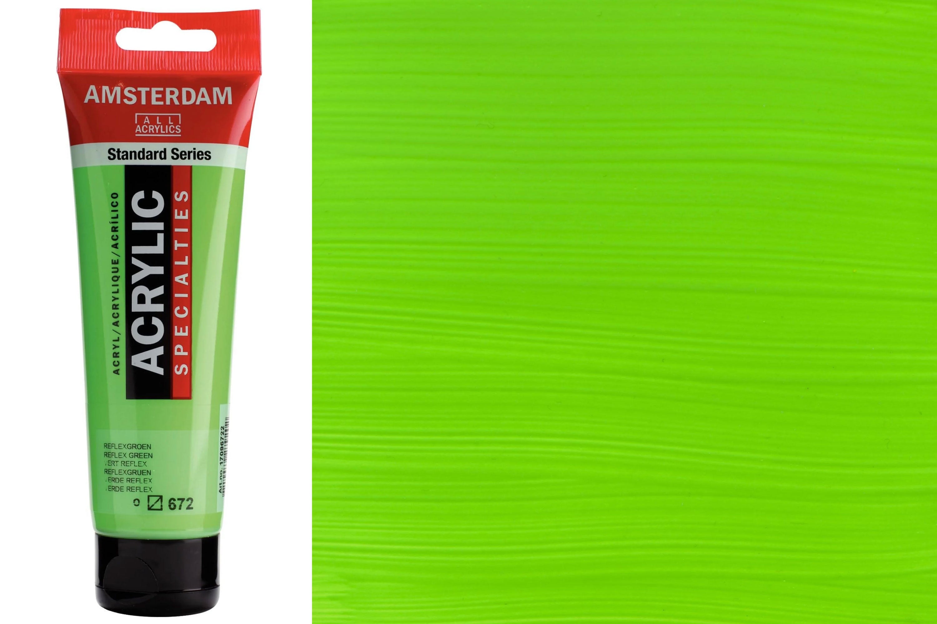 Amsterdam Standard Acrylic Colors, 120 mL, Reflex Green