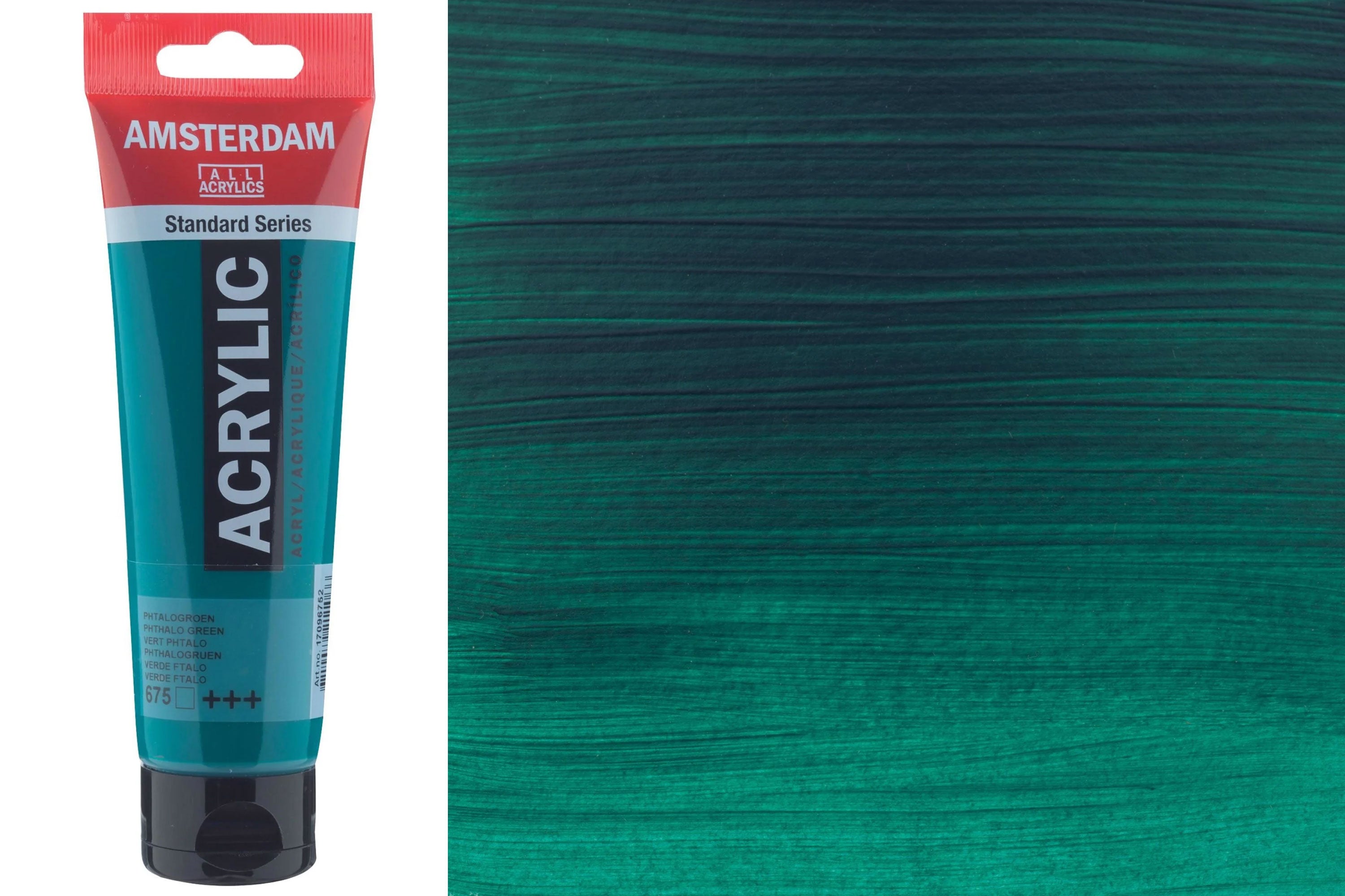 Amsterdam Standard Acrylic Colors, 120 mL, Phthalo Green
