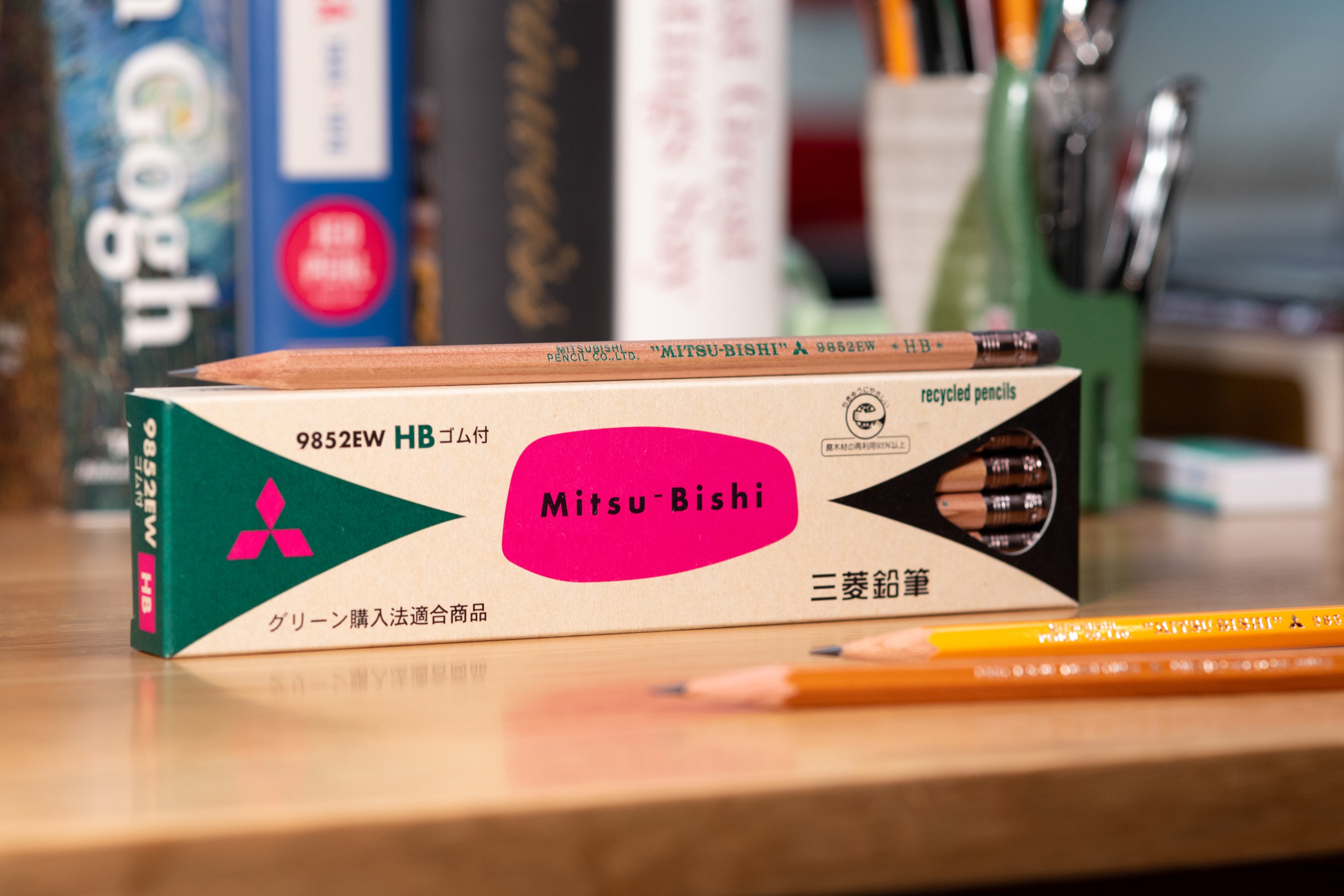 Mitsubishi Pencil Co. - Mitsubishi 9852EW Pencil, HB, Single - St. Louis Art Supply