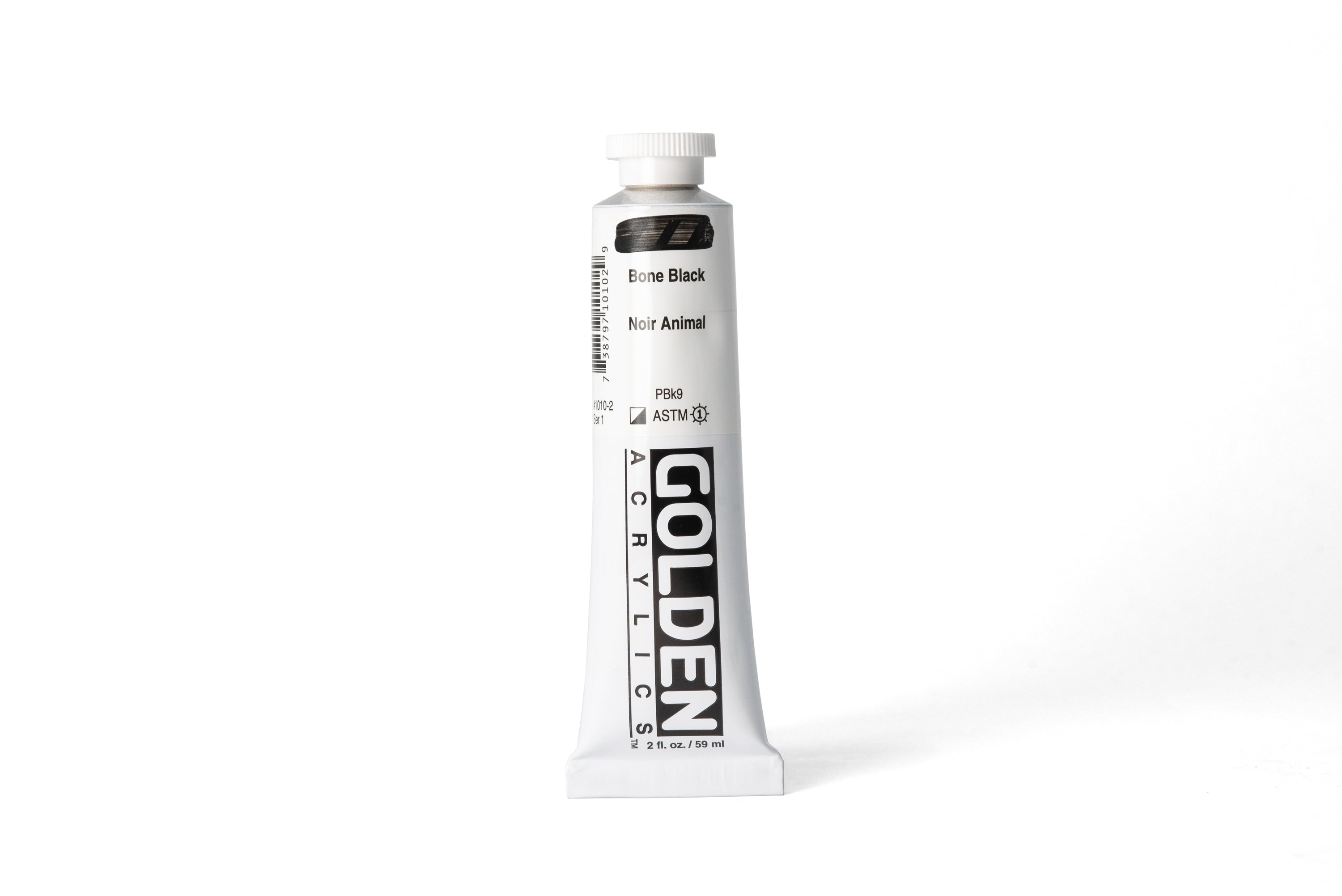 Golden Heavy Body Acrylics, Bone Black