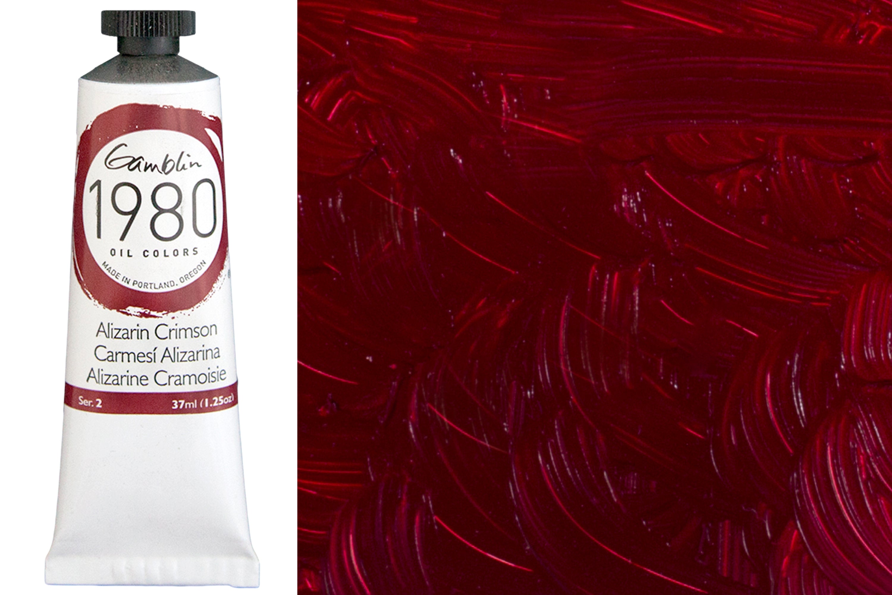 Gamblin 1980 Oil Colors, Alizarin Crimson