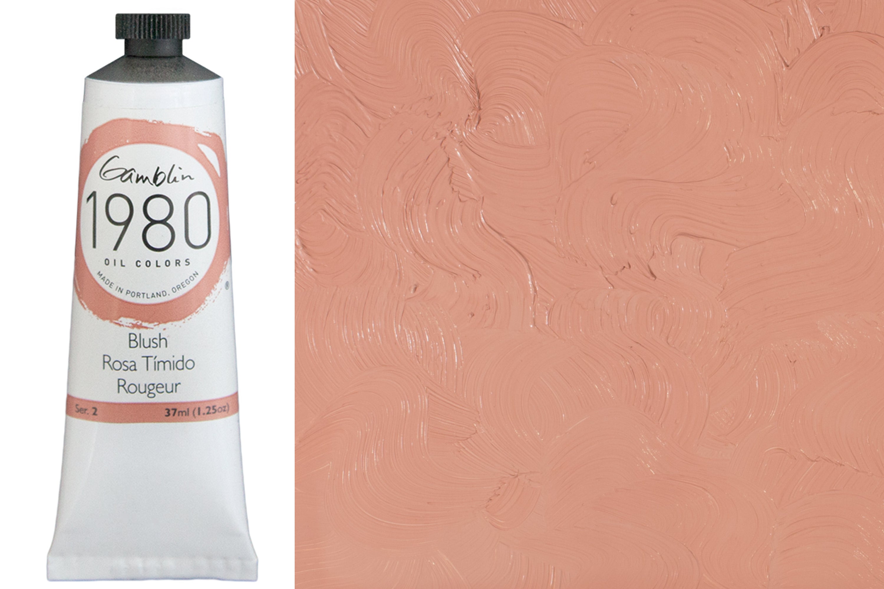 Gamblin 1980 Oil Colors, 37 mL, Blush