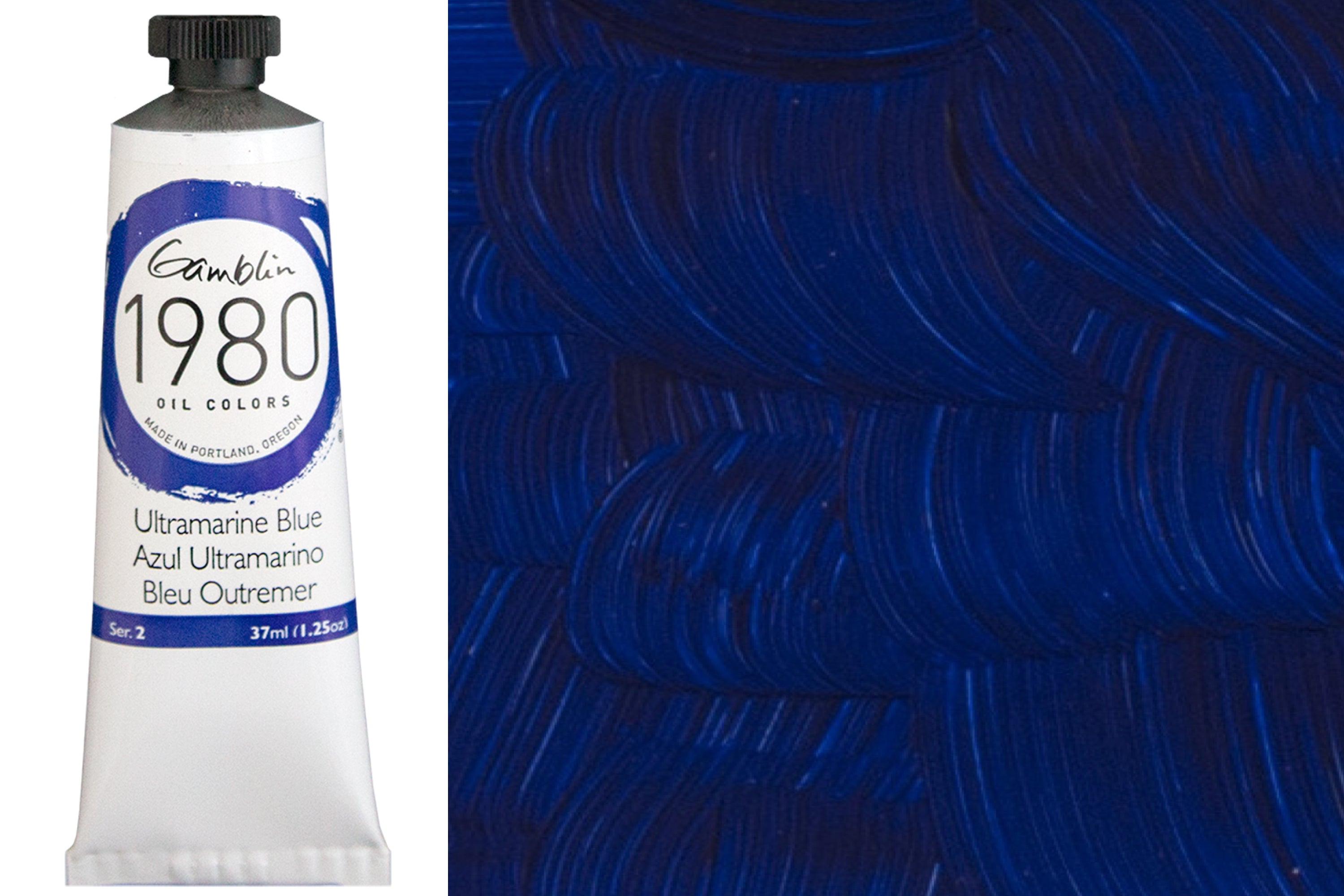 Gamblin 1980 Oil Colors, Ultramarine Blue