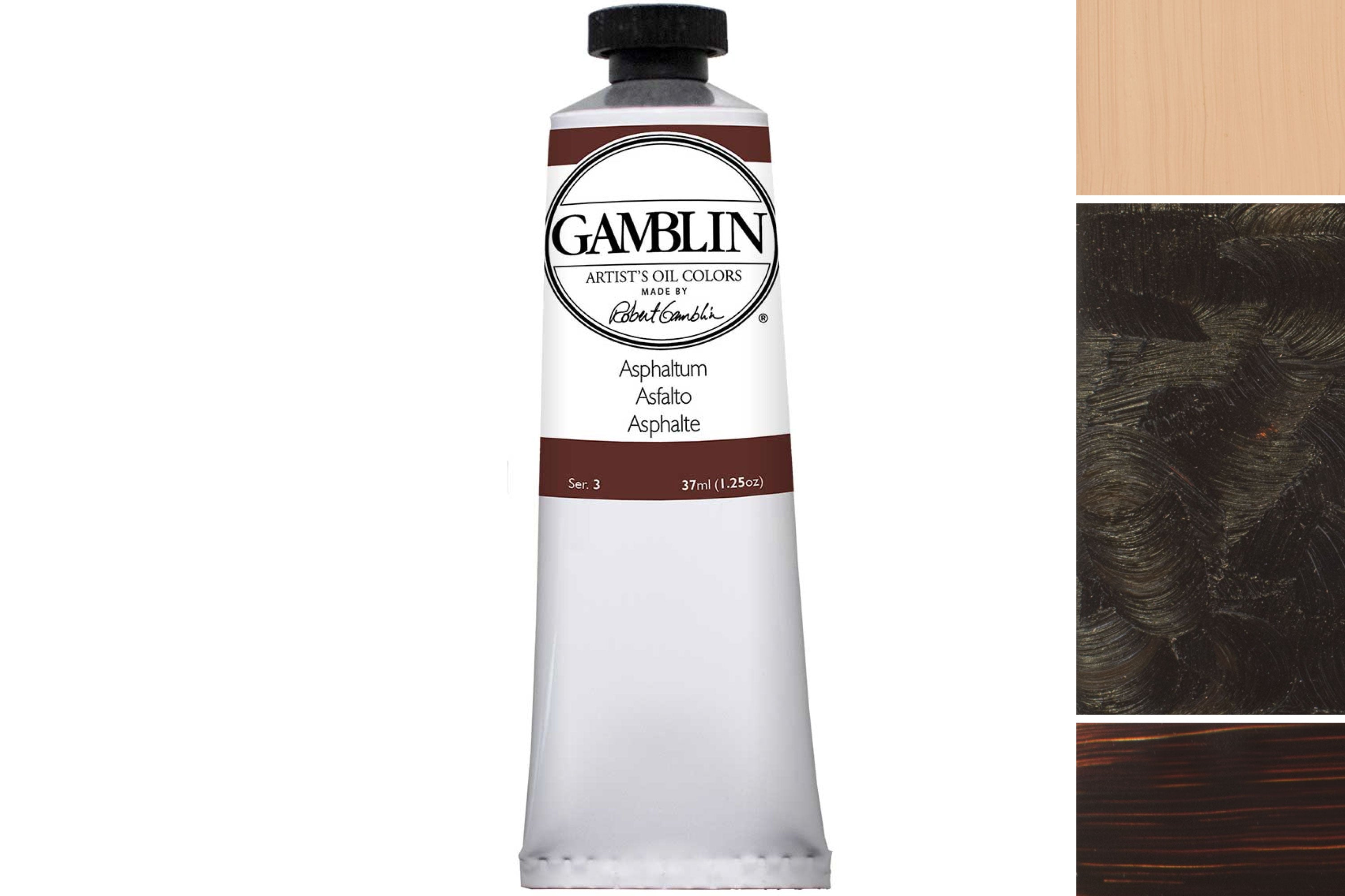 Gamblin Artist's Oil Colors, Asphaltum