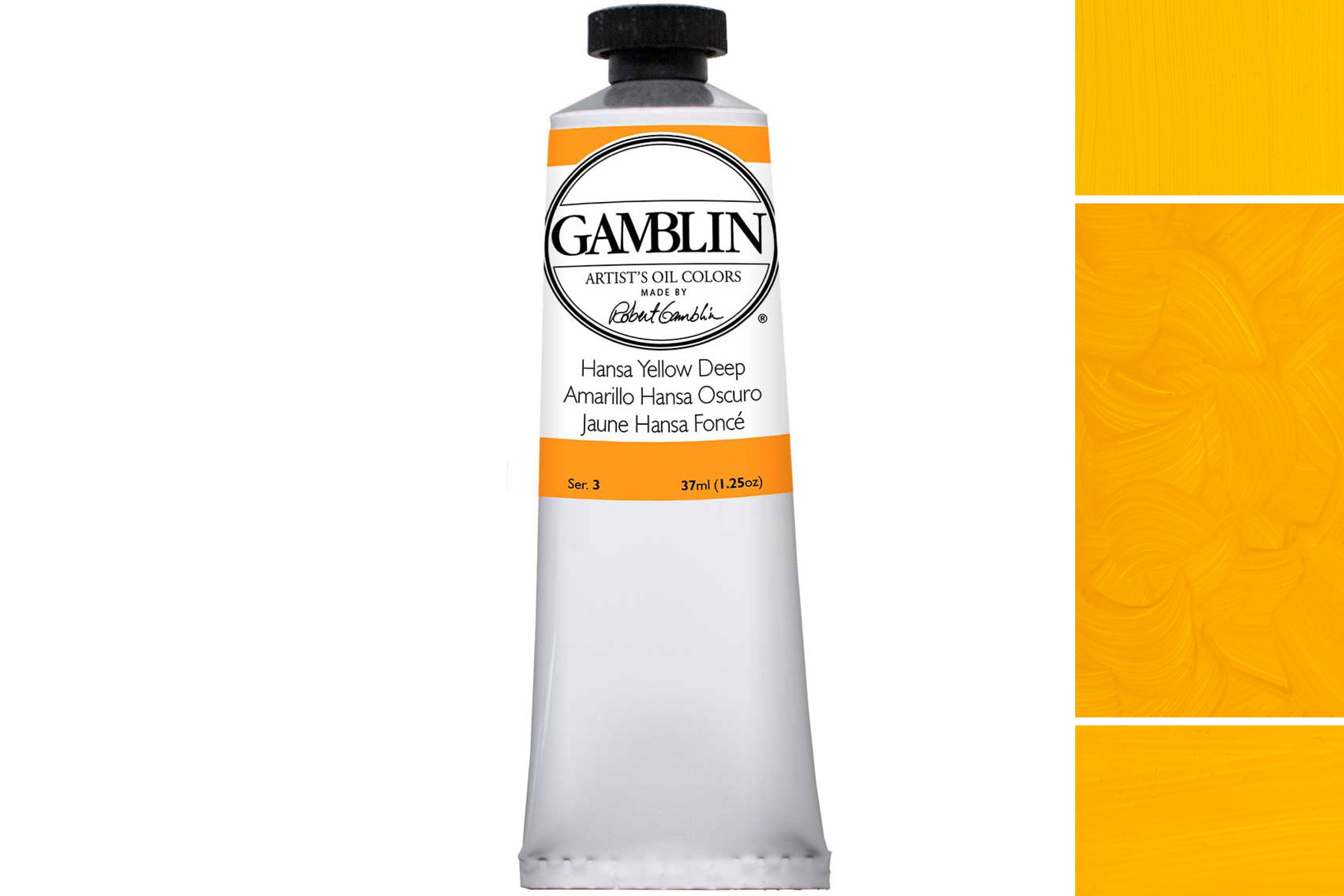 Gamblin Artist's Oil Colors, Hansa Yellow Deep