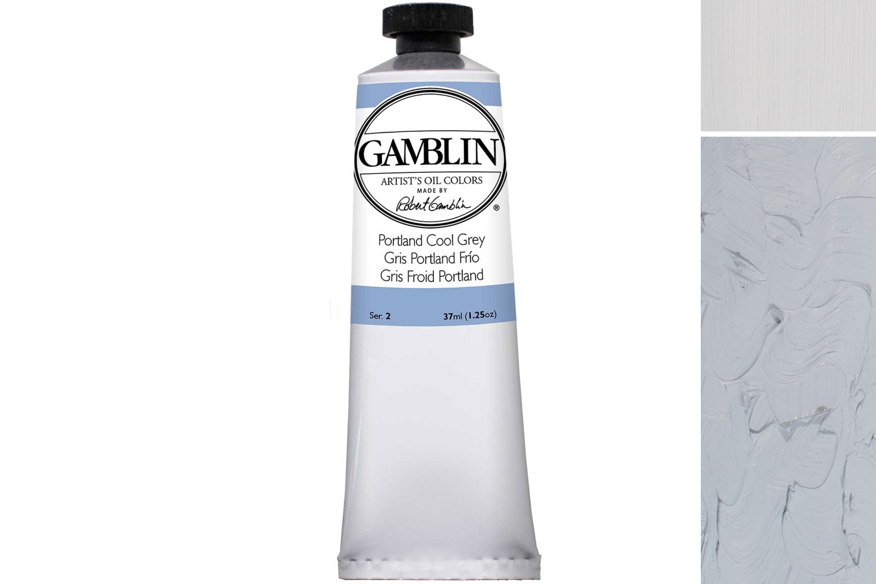 Gamblin Artist's Oil Colors, Portland Cool Grey