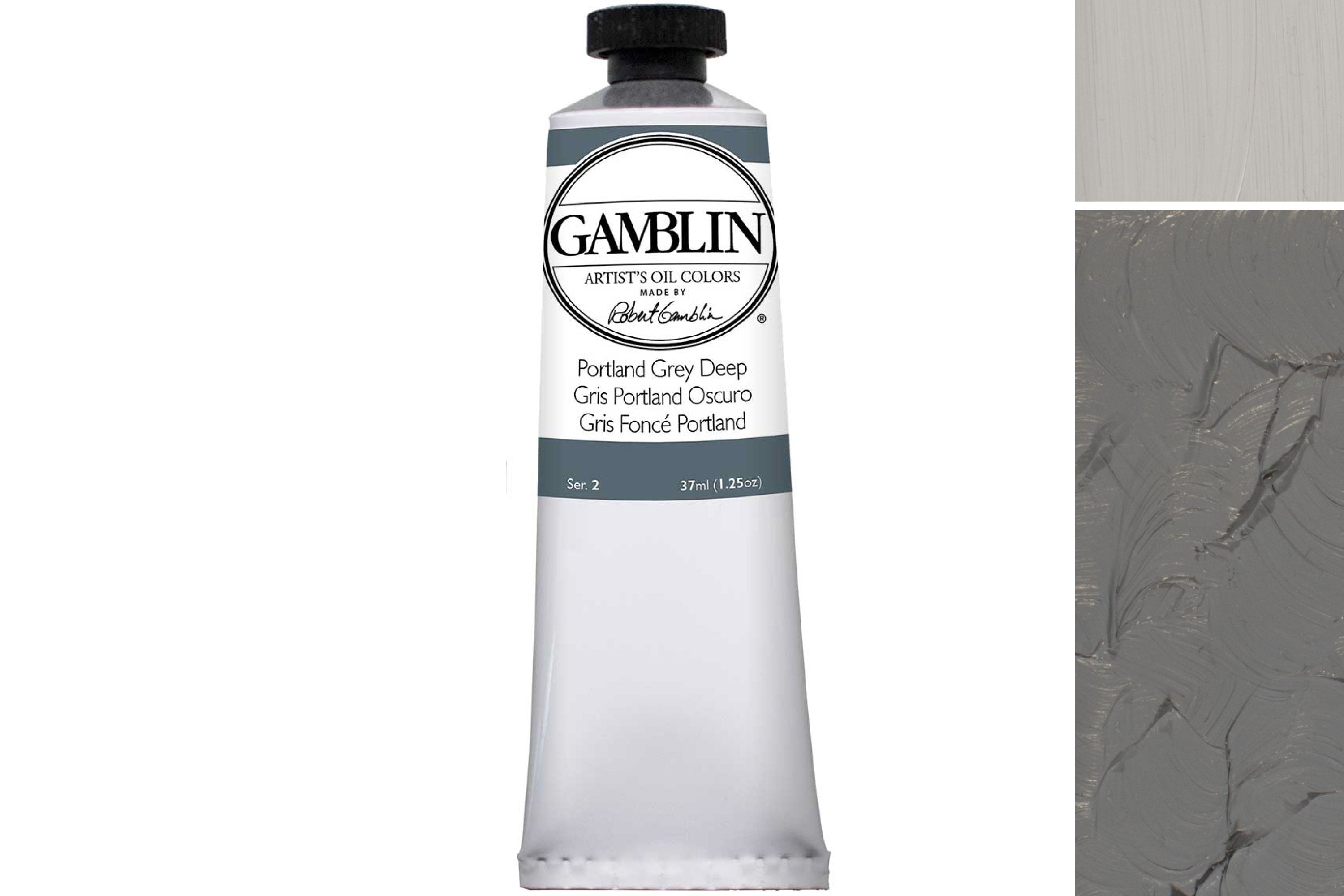 Gamblin Artist's Oil Colors, Portland Grey Deep