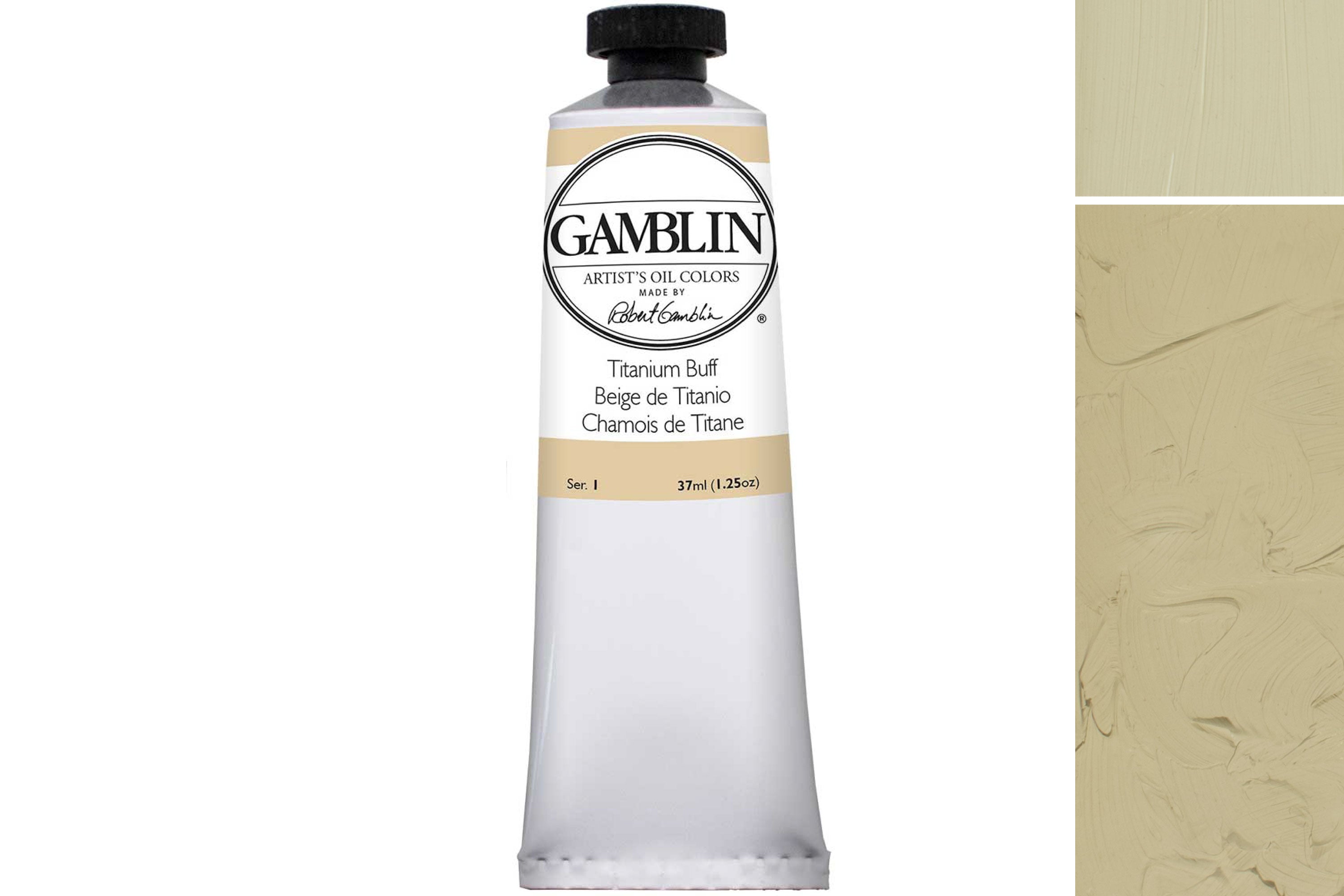 Gamblin Artist's Oil Colors, Titanium Buff
