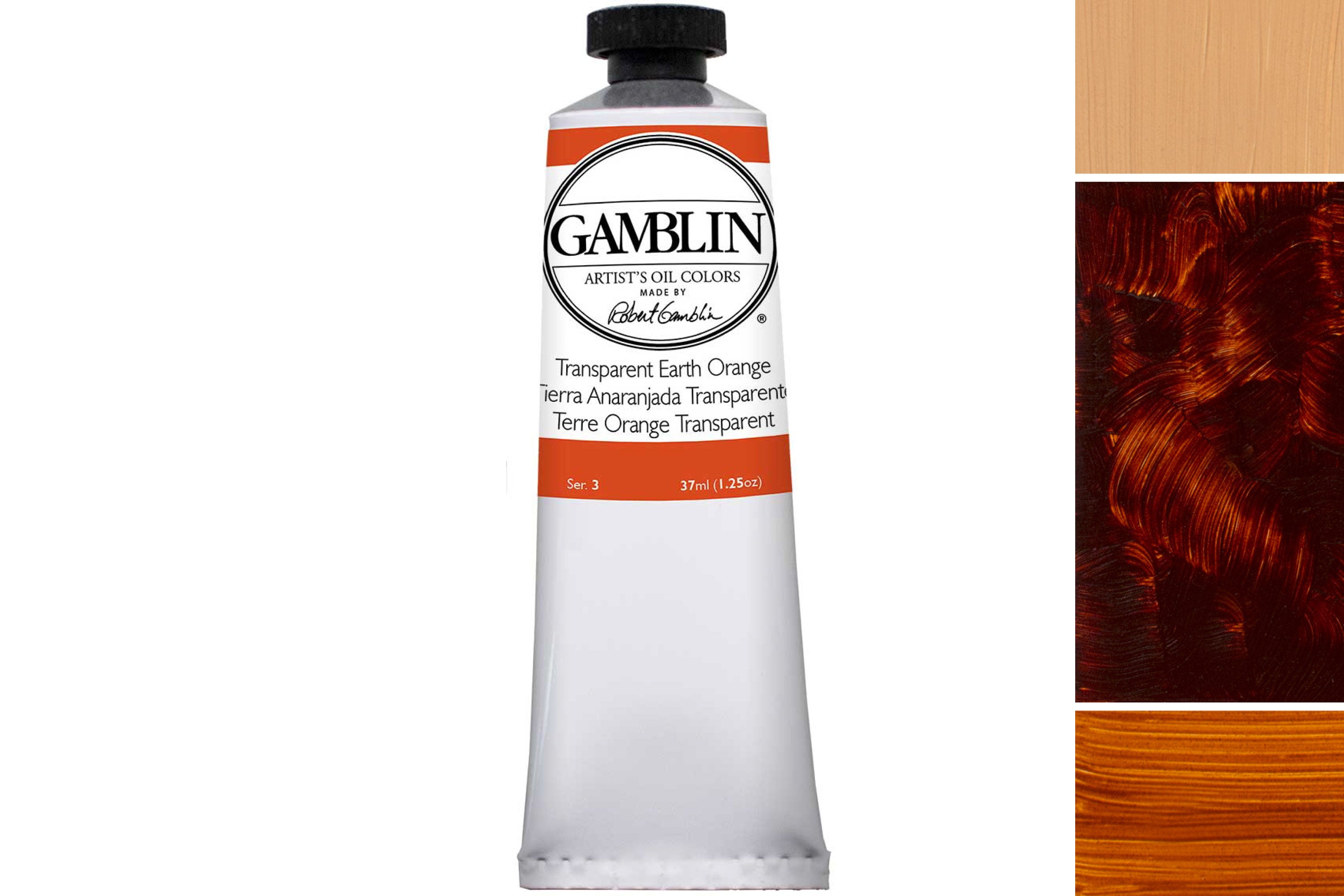 Gamblin Artist's Oil Colors, Transparent Earth Orange