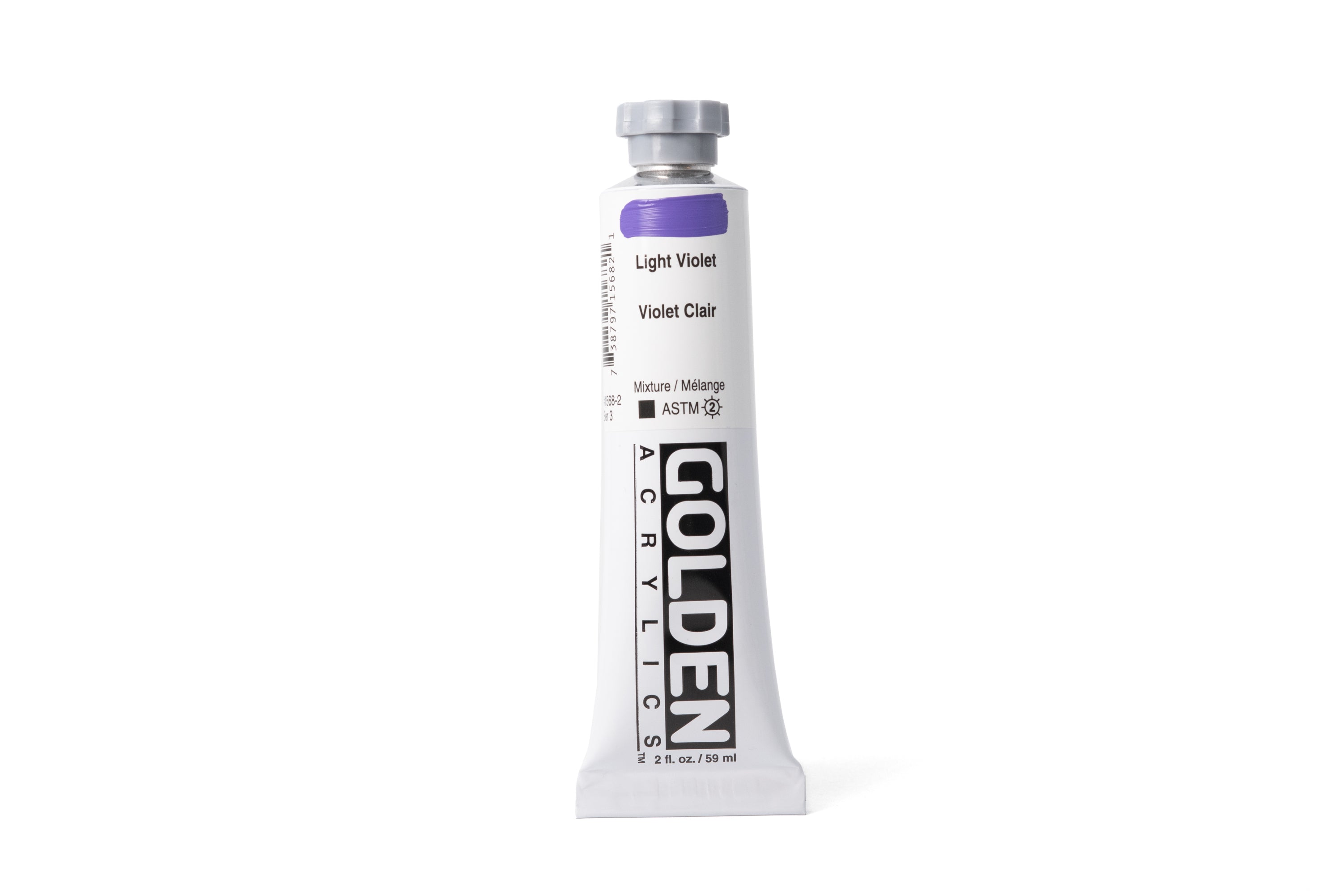 Golden Heavy Body Acrylics, Light Violet, 2 oz. Tube