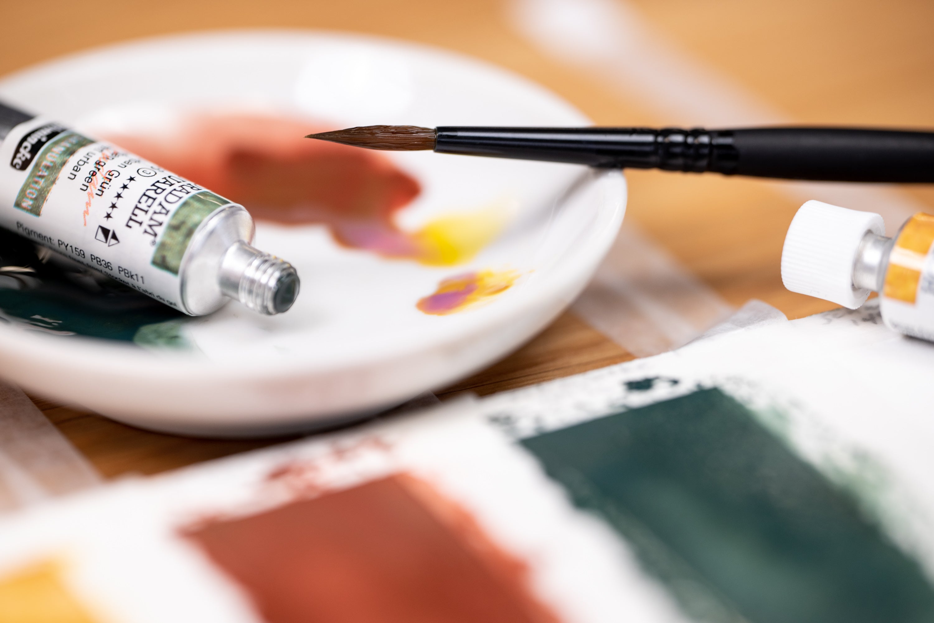 Synthetic Kolinsky Watercolor Brushes