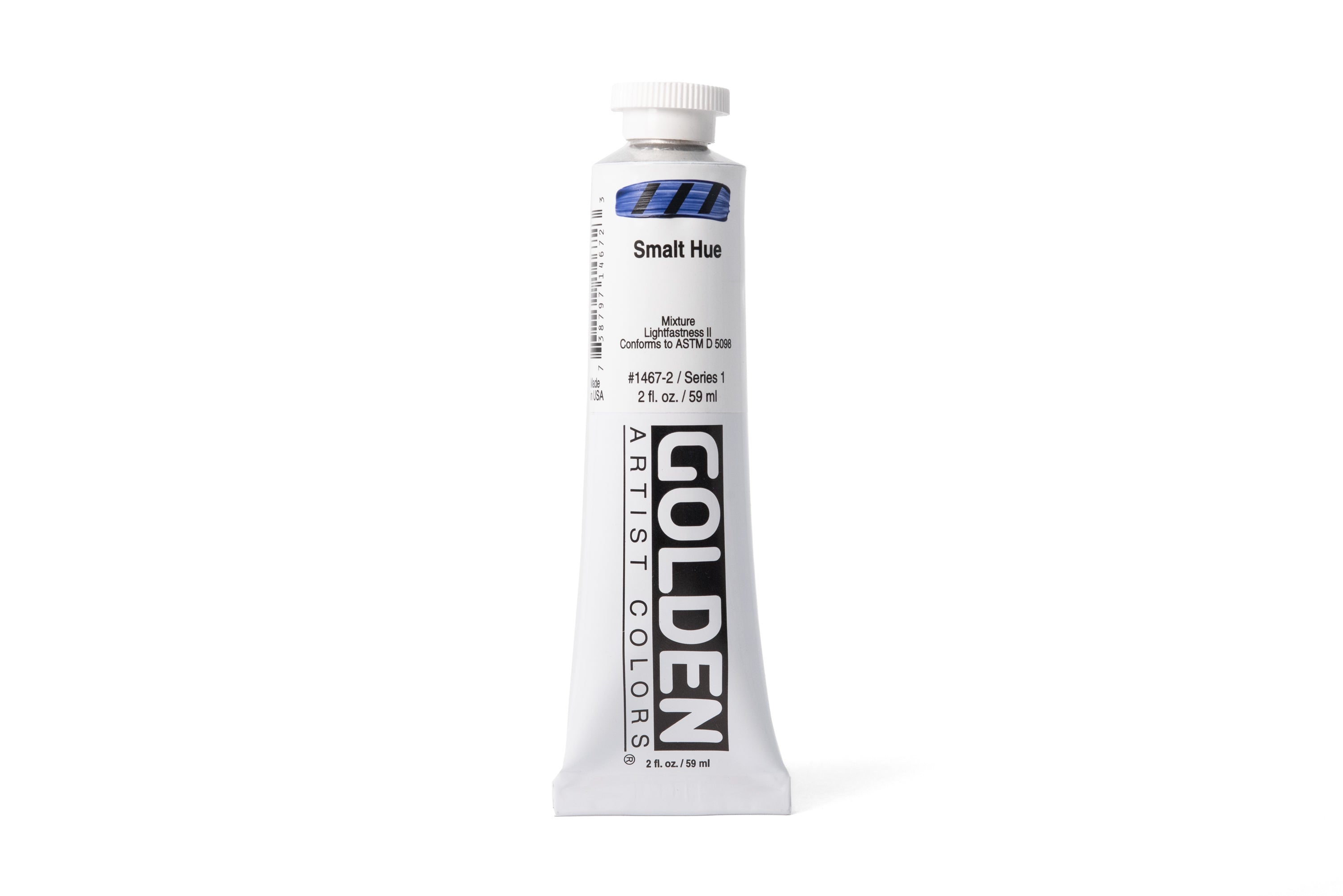 Golden Heavy Body Acrylics, Smalt Hue, 2 oz. Tube