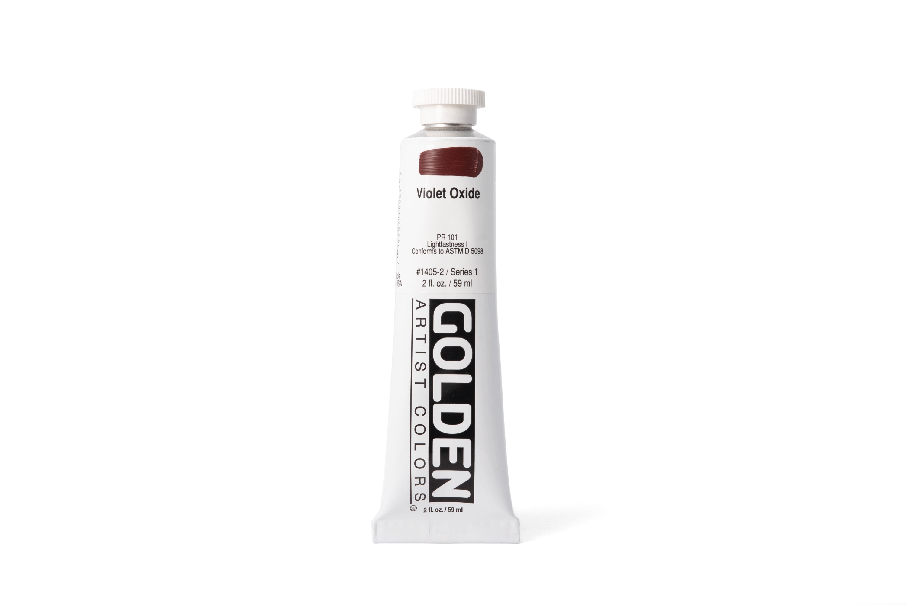 Golden Heavy Body Acrylics, Violet Oxide, 2 oz. Tube