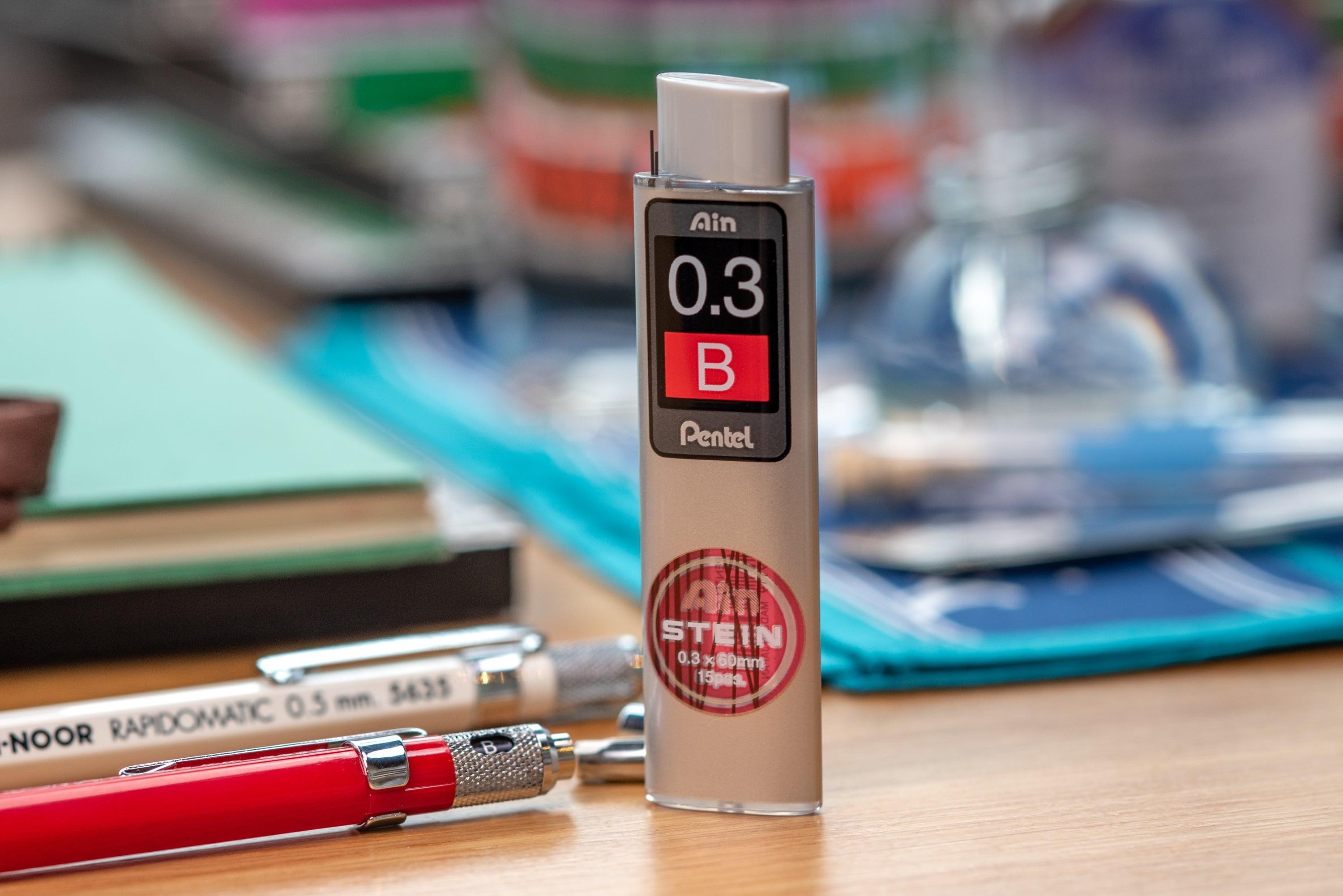 Pentel - Ain STEIN Mechanical Pencil Leads, 0.2 mm, B - St. Louis Art Supply