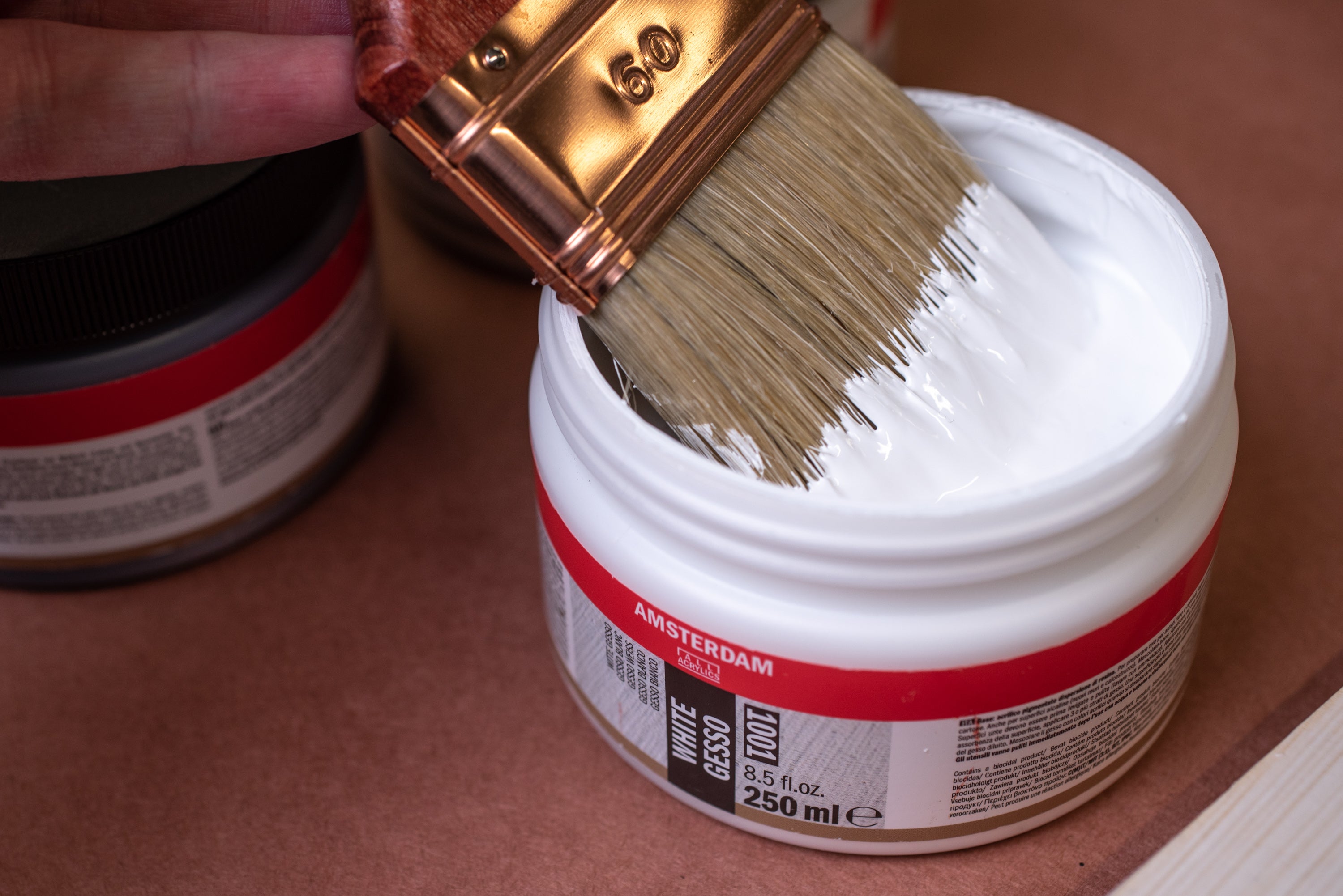 Amsterdam White Gesso, 250 mL