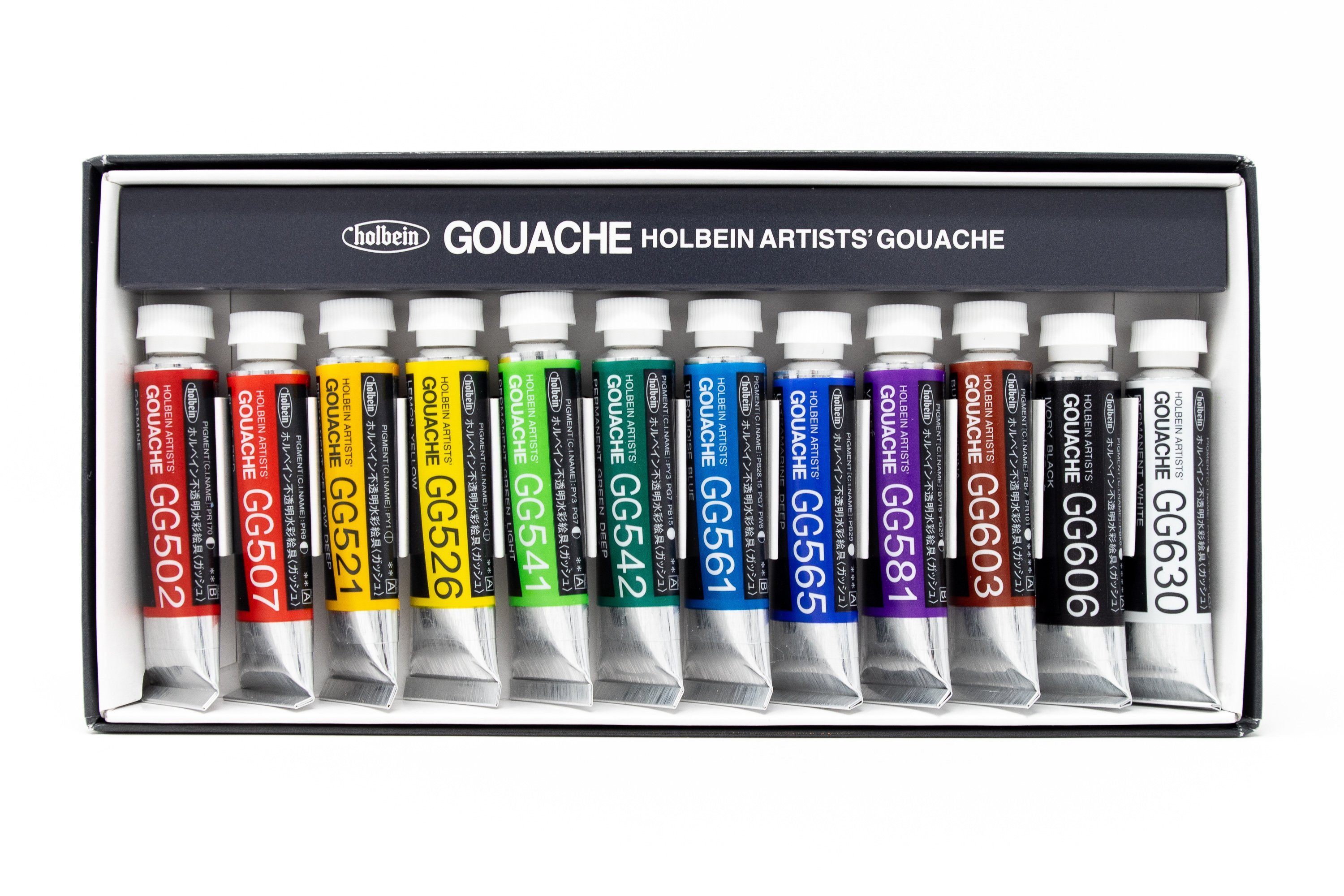 Holbein Designer Artists Gouache 15ml Primary Color Set of 5 