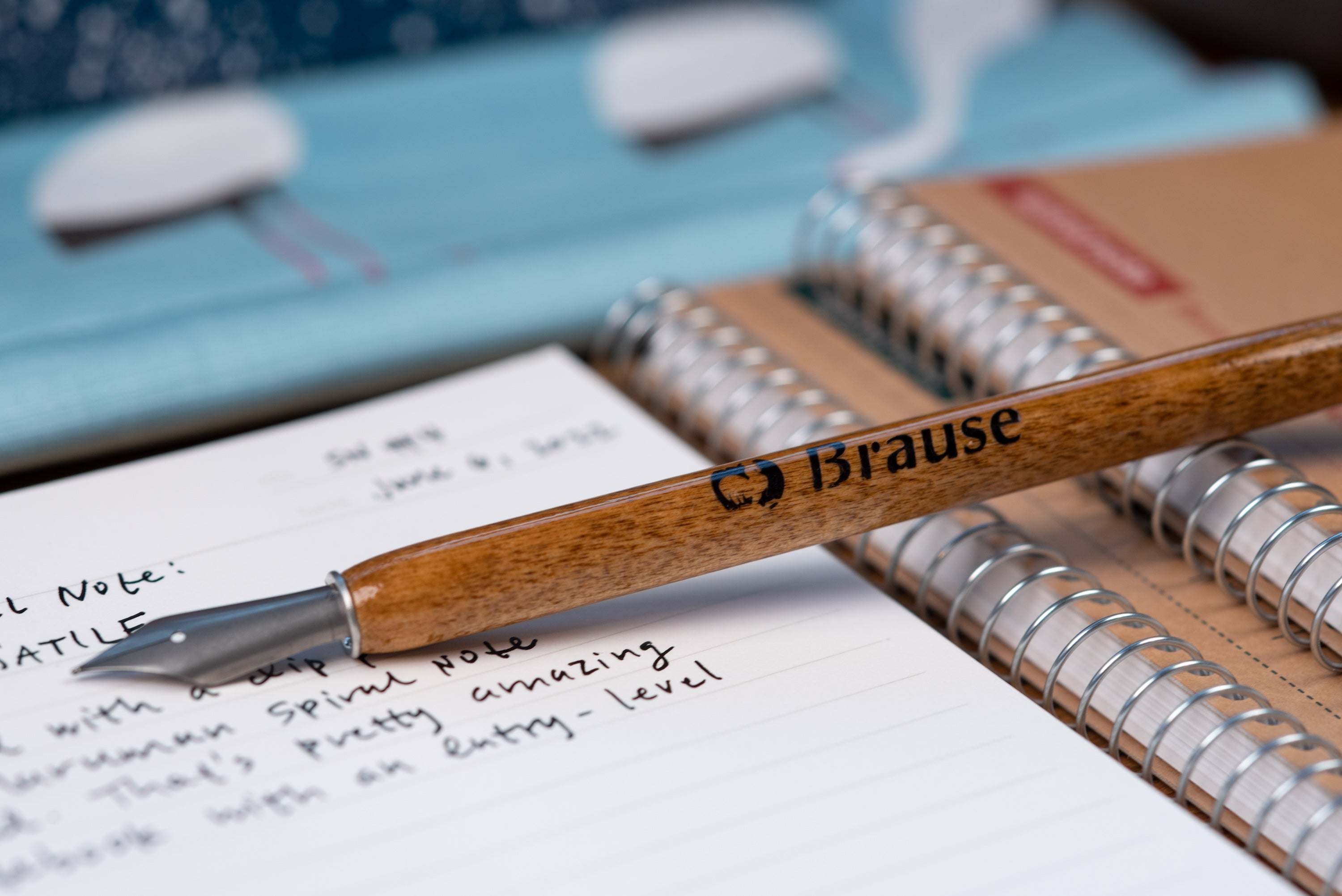 Natural Wood Pen Holder
