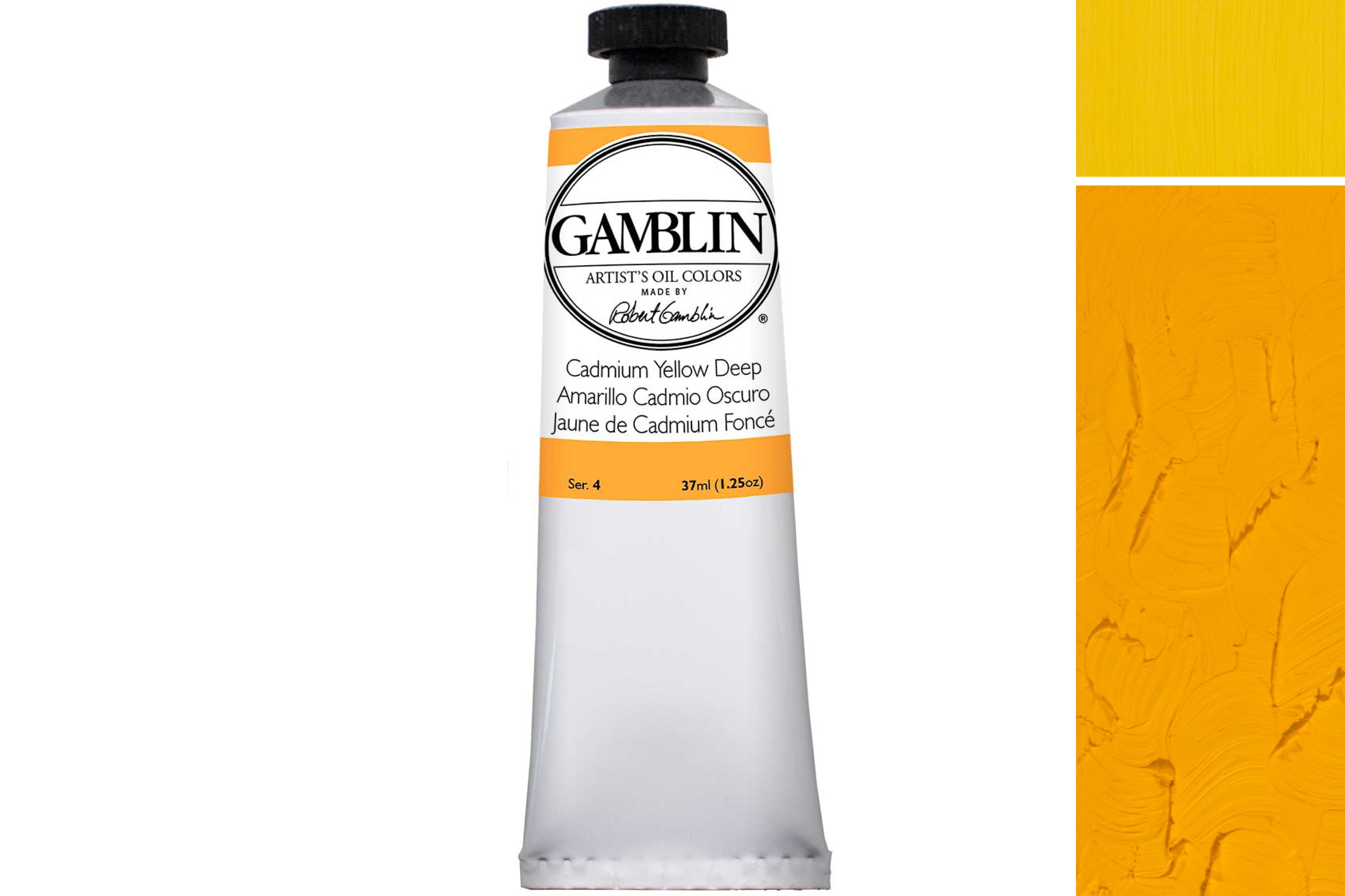 Gamblin Artist's Oil Colors, Cadmium Yellow Deep