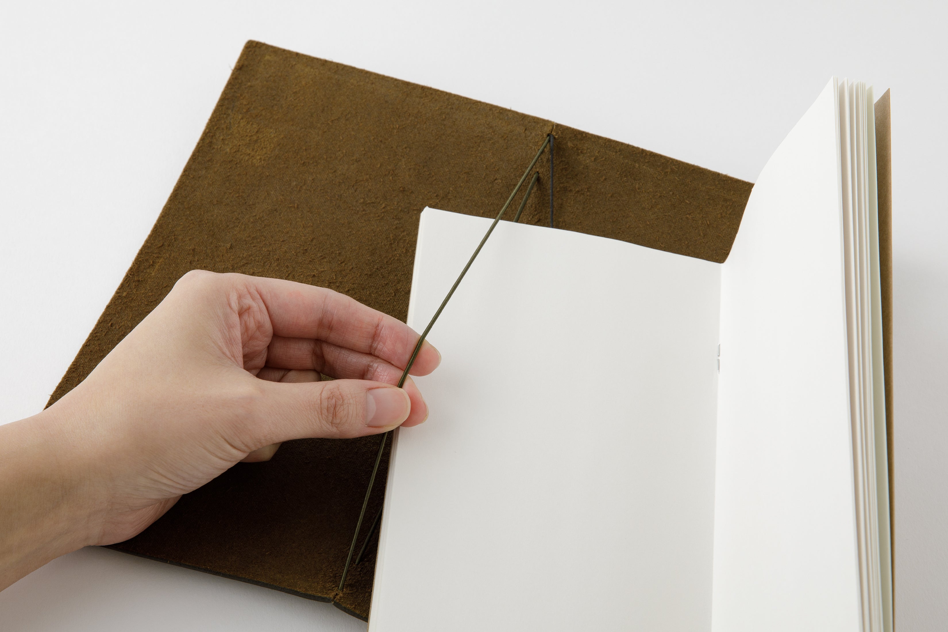 Traveler's Notebook Starter Set, Regular Size, Olive