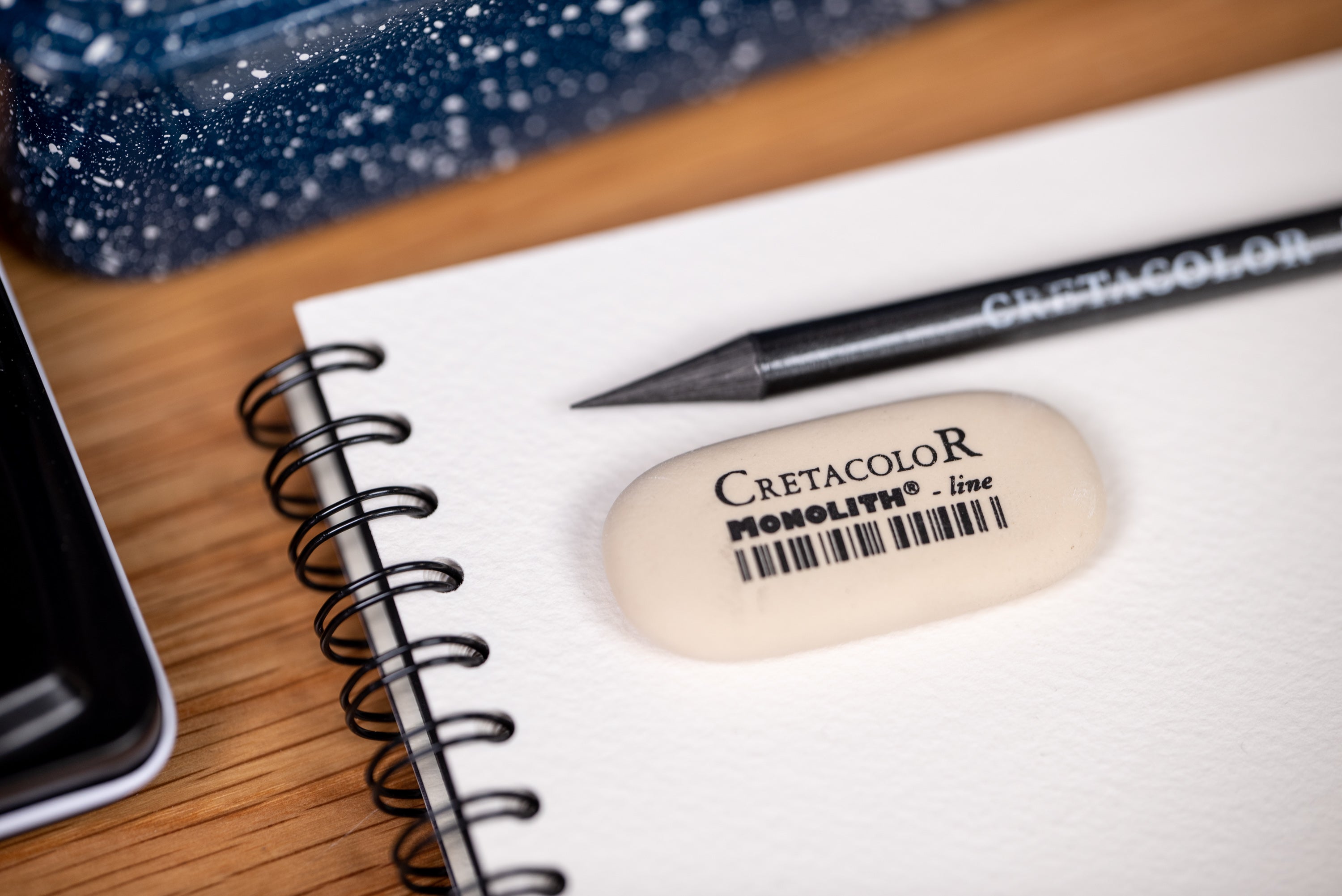 Monolith Woodless Graphite, Set of 6 with Eraser