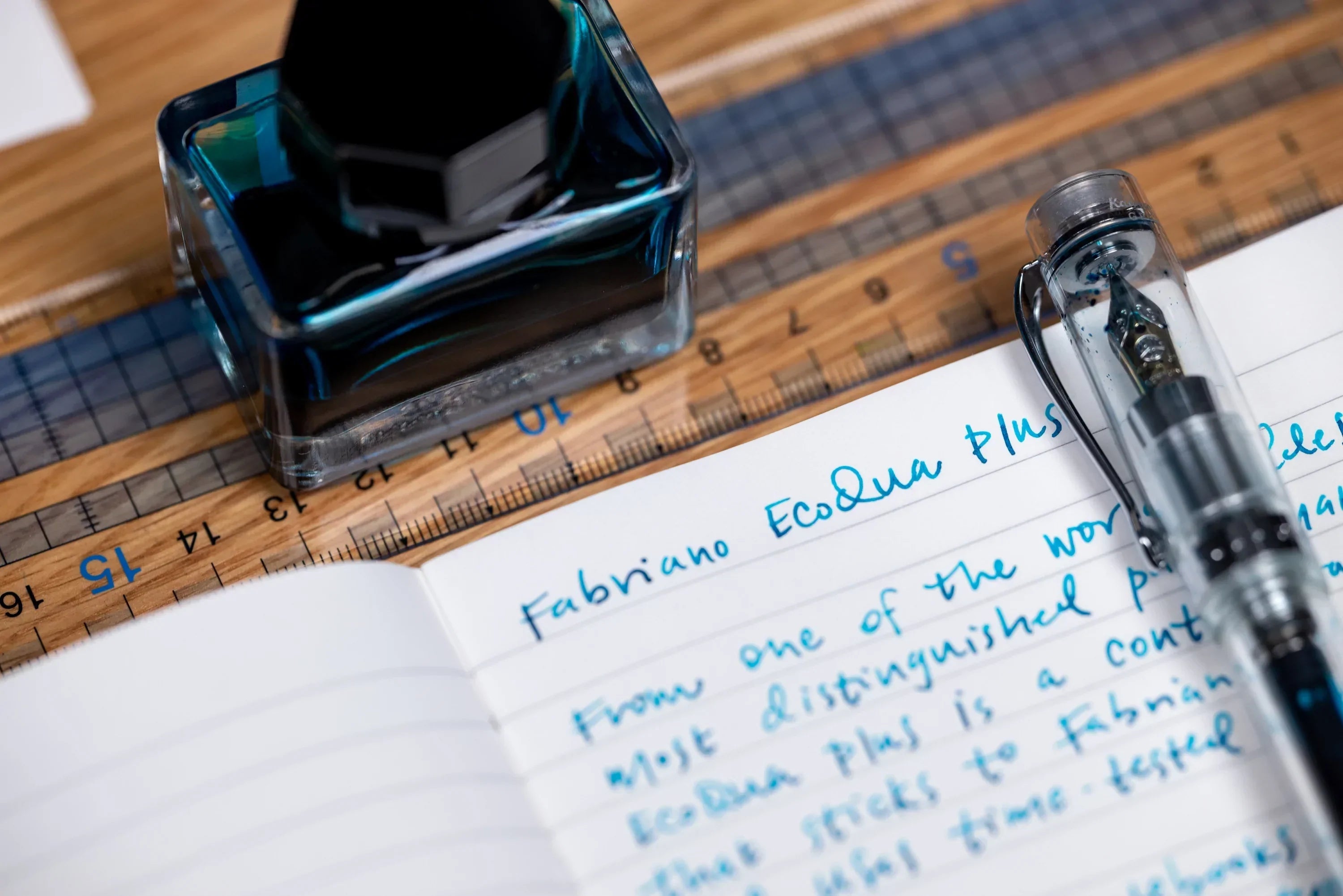 Ecoqua Plus Clothbound Notebook, A5 Lined, Turquoise