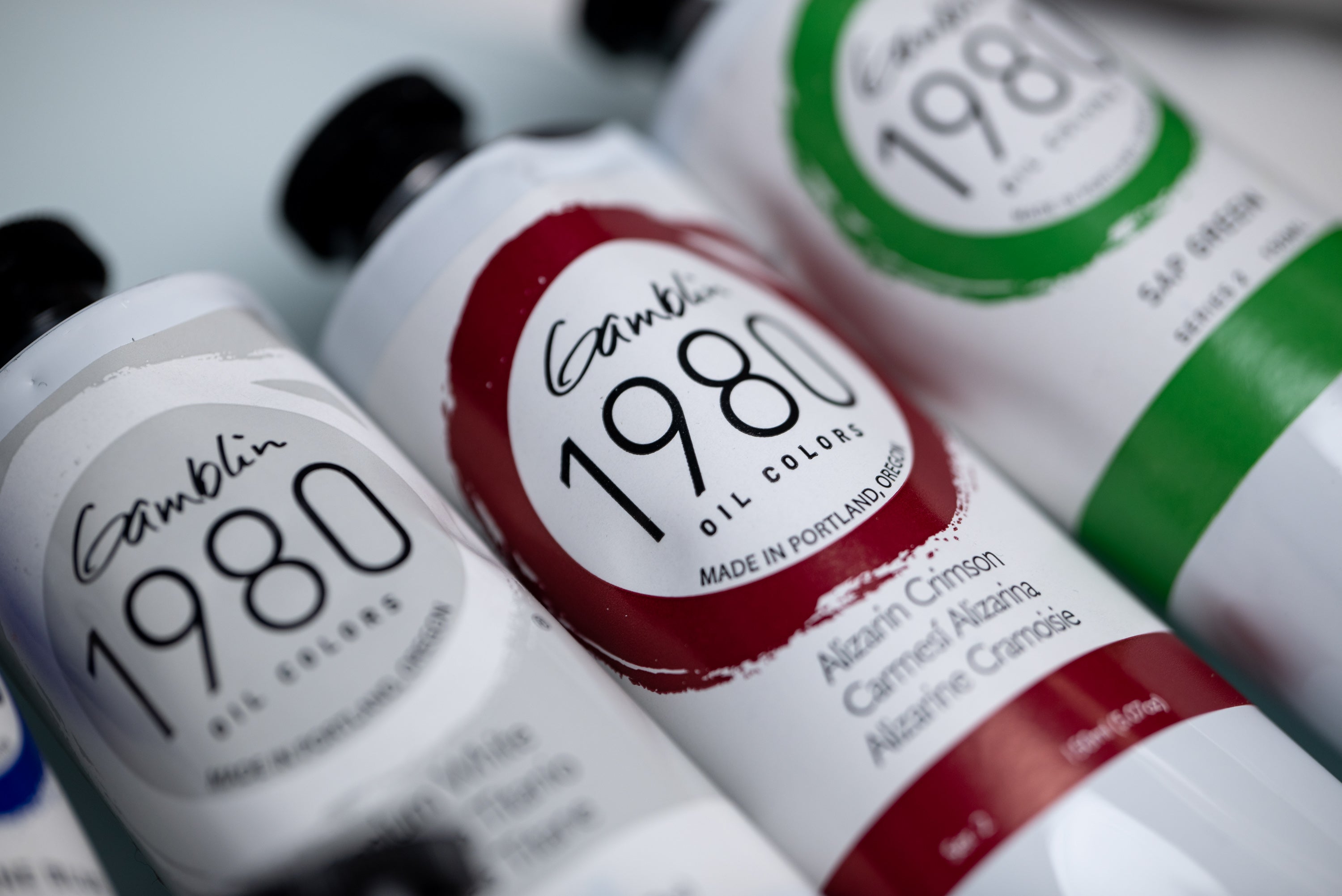 Gamblin 1980 Oil Colors, 37 mL, Olive Green