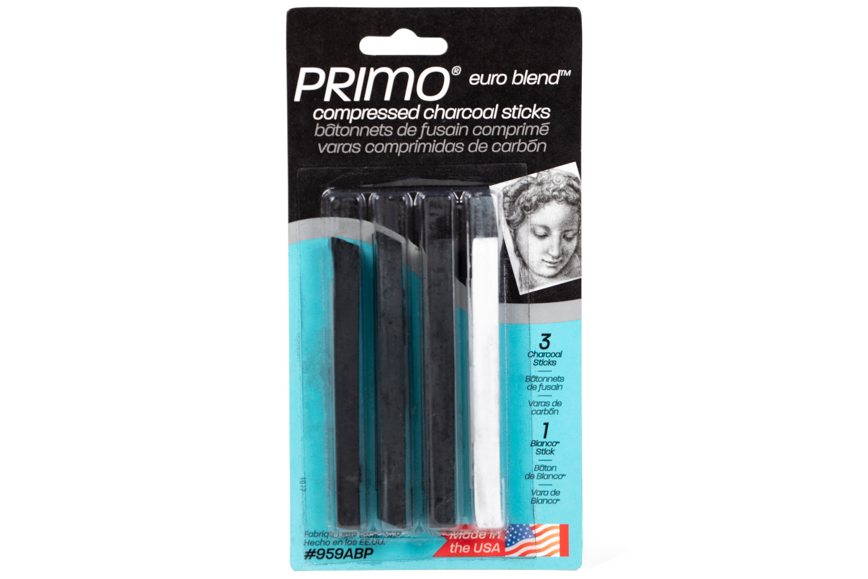 Primo Charcoal Sticks 4 Pcs - MICA Store