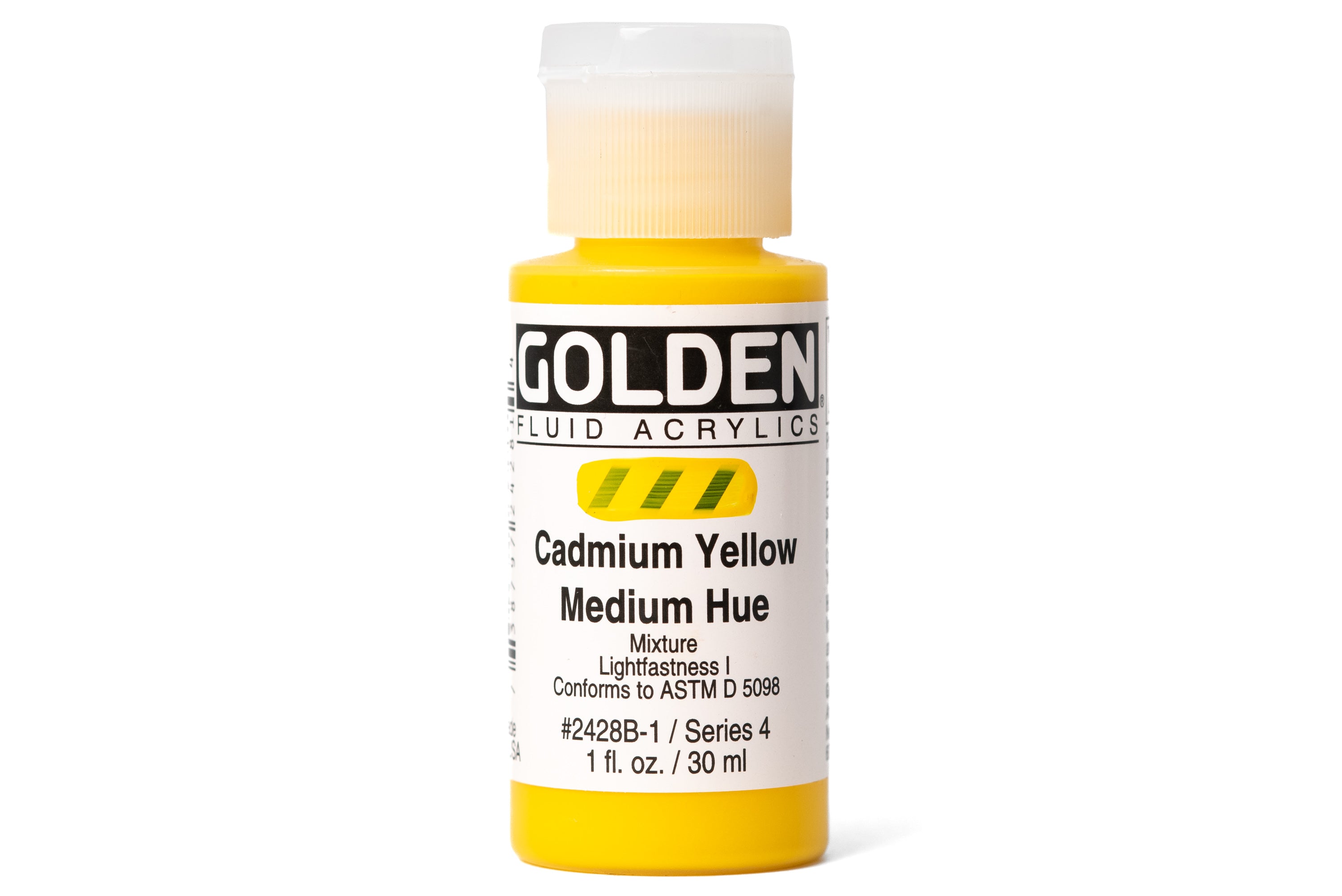 Golden - Golden Fluid Acrylics, Cadmium Yellow Medium Hue - St. Louis Art Supply