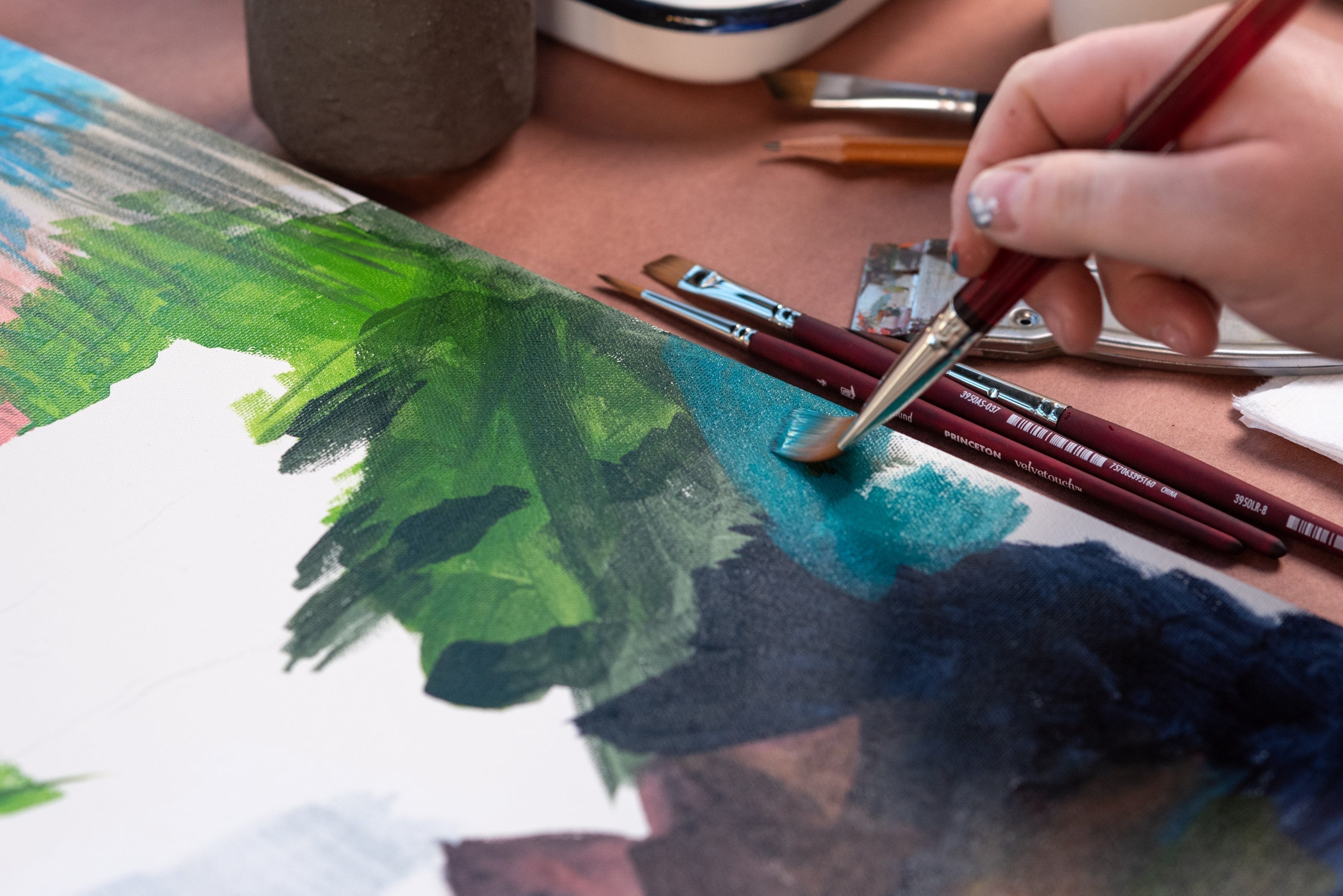 Golden - Golden Fluid Acrylics, Viridian Green Hue - St. Louis Art Supply