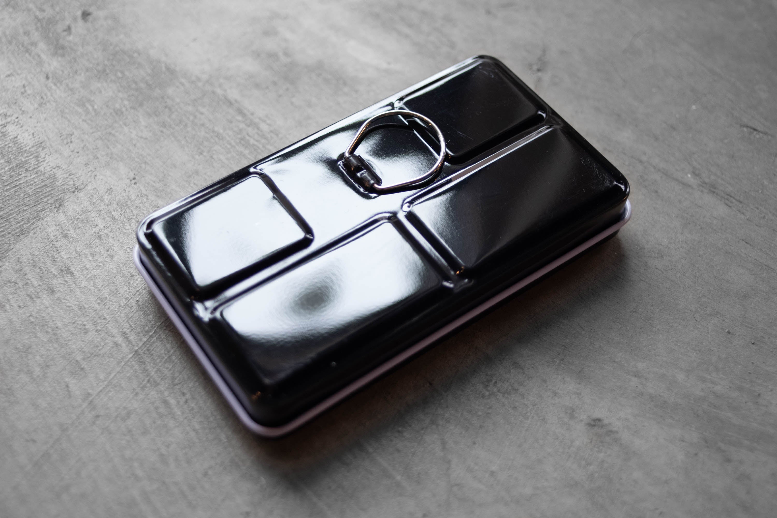 St. Louis Art Supply - Enameled metal watercolor tin, 12 slots - St. Louis Art Supply