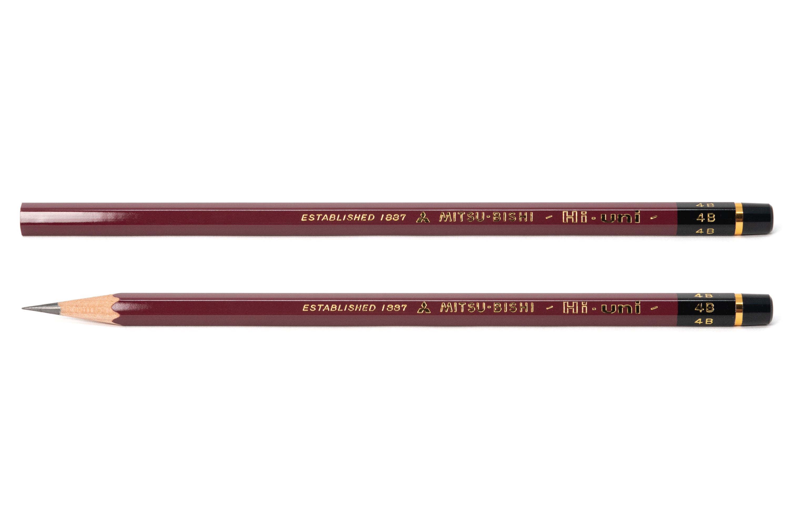 Mitsubishi Pencil Co. - Hi-Uni Pencil, 4B, Set of 12 - St. Louis Art Supply