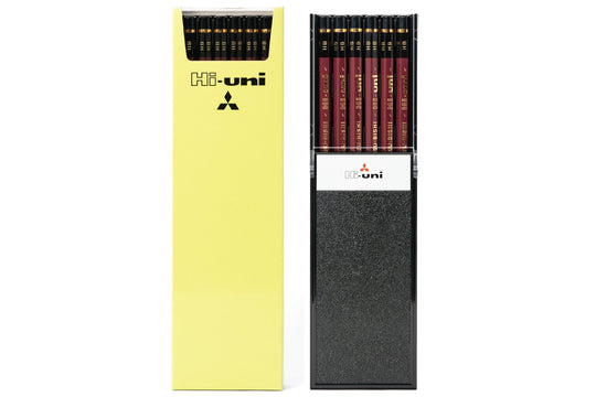 Mitsubishi Pencil Co. - Hi-Uni Pencil, 2B, Set of 12 - St. Louis Art Supply