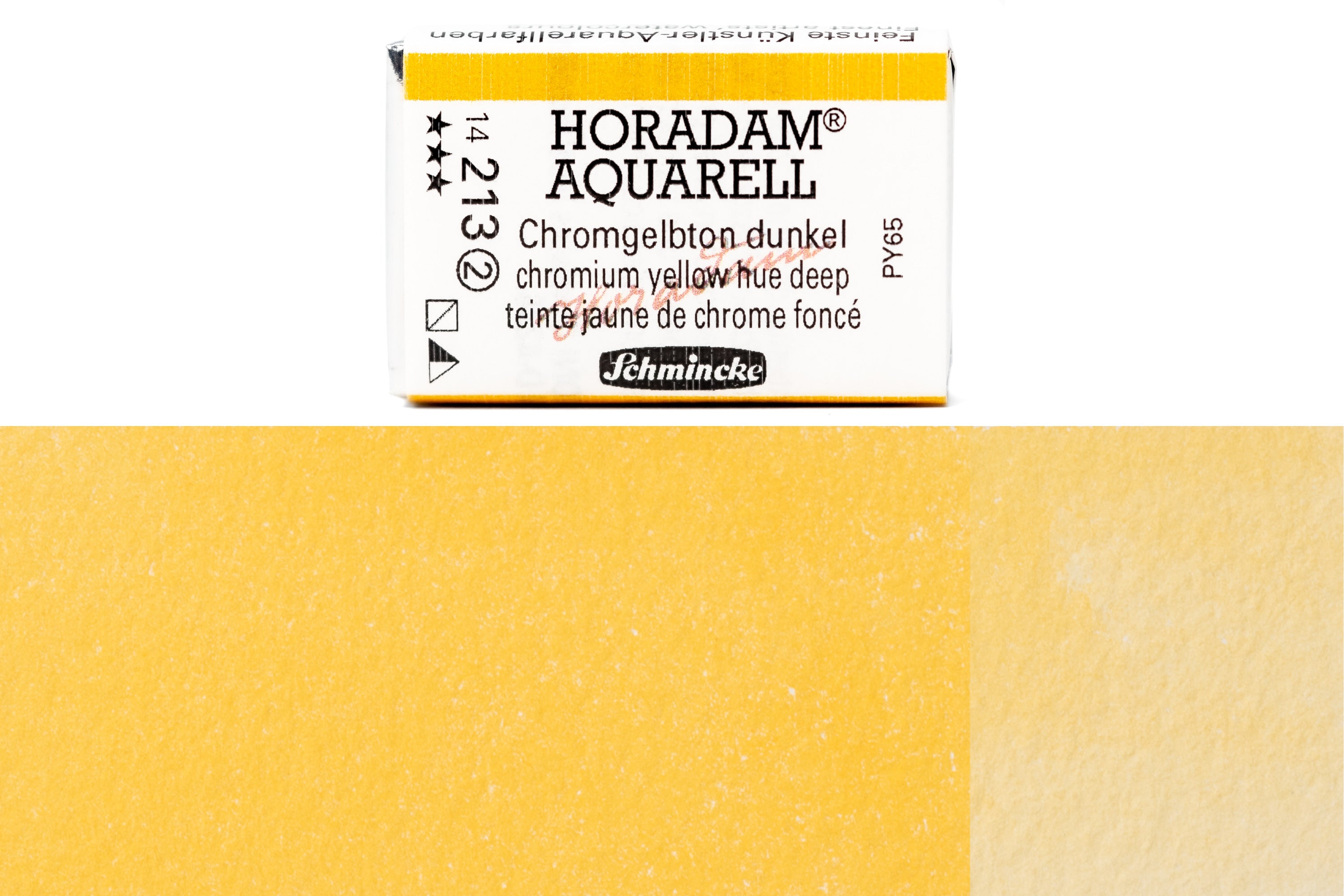 Schmincke - Horadam Watercolor Full Pan, #213 Chromium Yellow Hue Deep - St. Louis Art Supply