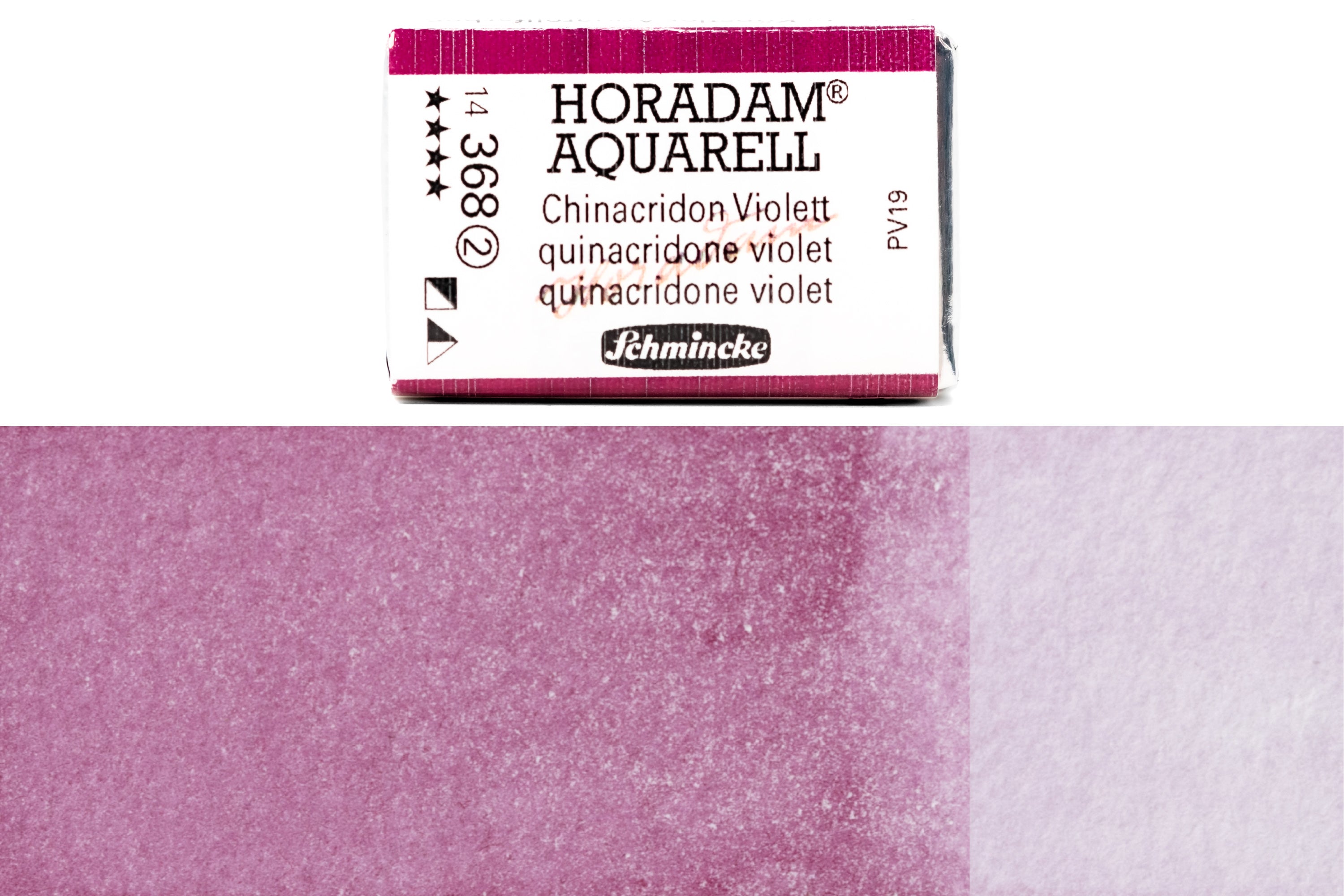 Schmincke - Horadam Watercolor Full Pan, #368 Quinacridone Violet - St. Louis Art Supply