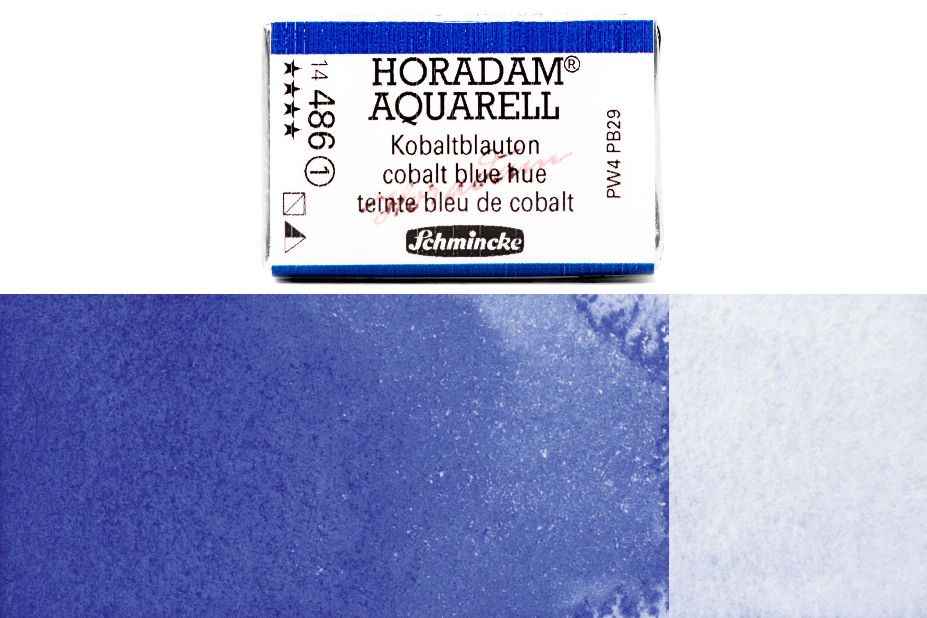 Schmincke - Horadam Watercolor Full Pan, #486 Cobalt Blue Hue - St. Louis Art Supply