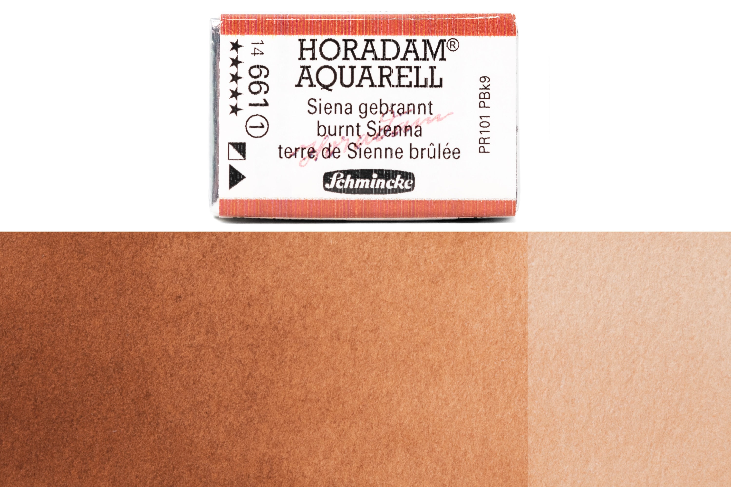 Schmincke - Horadam Watercolor Full Pan, #661 Burnt Sienna - St. Louis Art Supply
