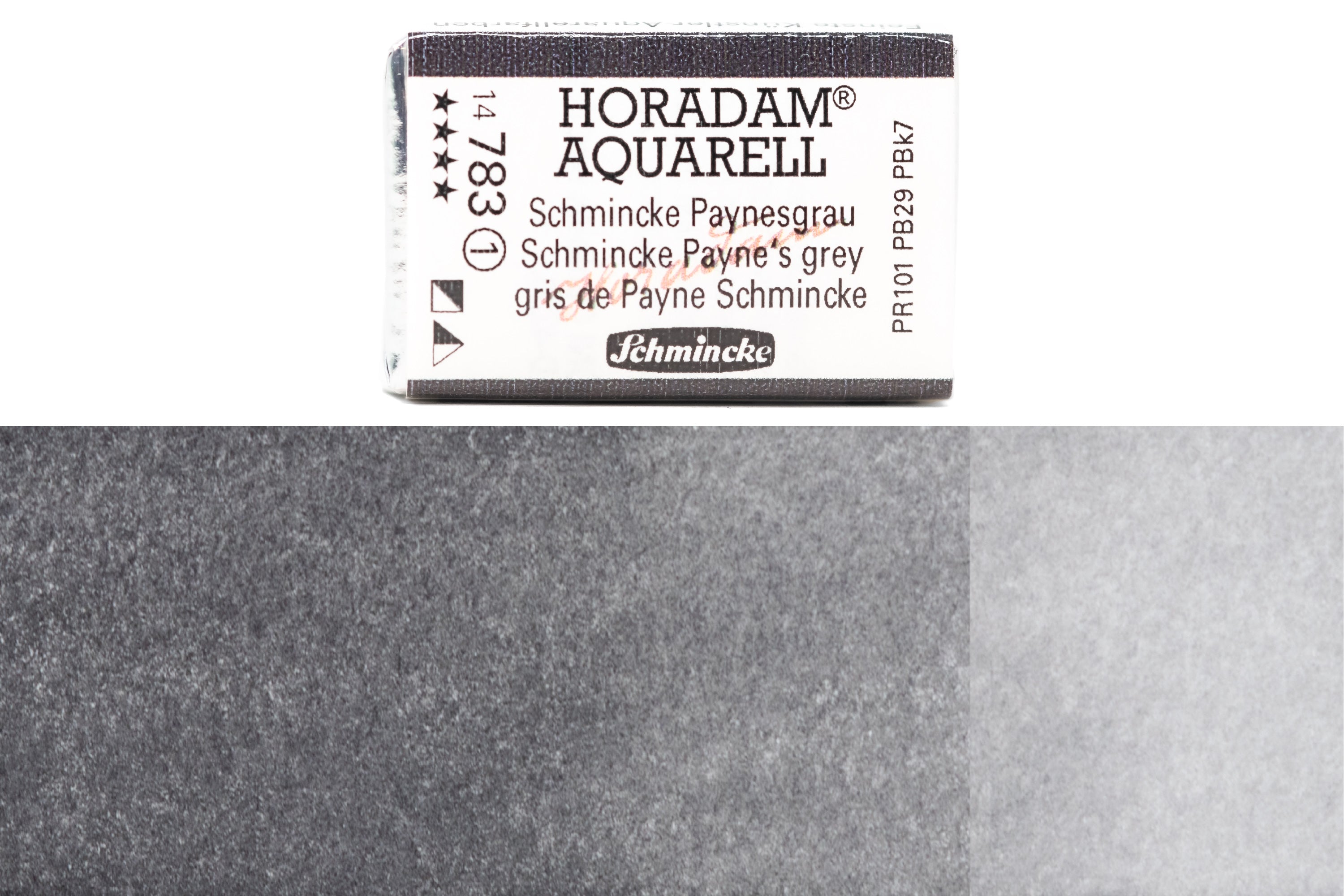 Schmincke - Horadam Watercolor Full Pan, #783 Schmincke Payne's Grey - St. Louis Art Supply