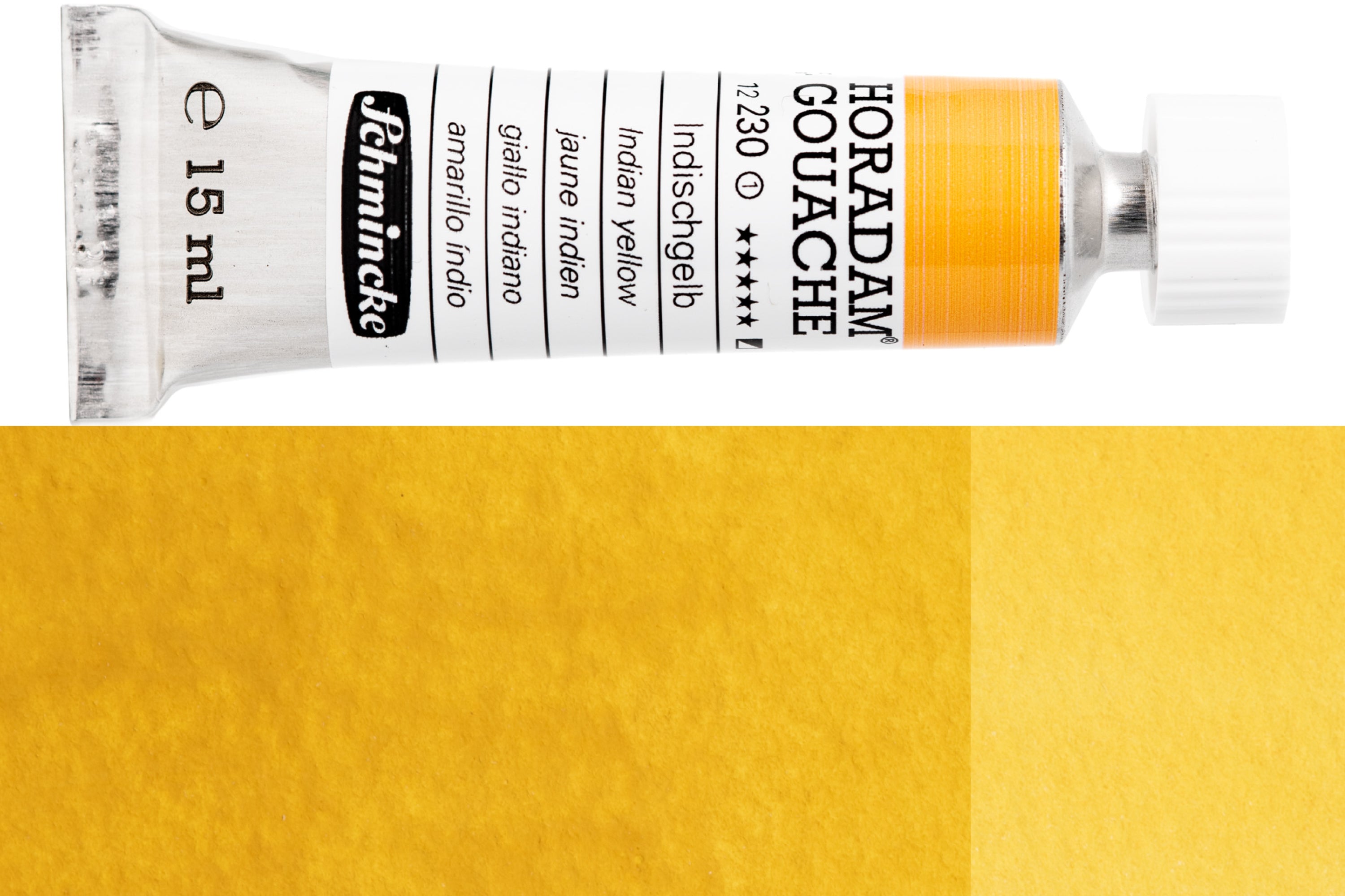 Schmincke - Horadam Gouache, 15 mL, #230 Indian Yellow - St. Louis Art Supply